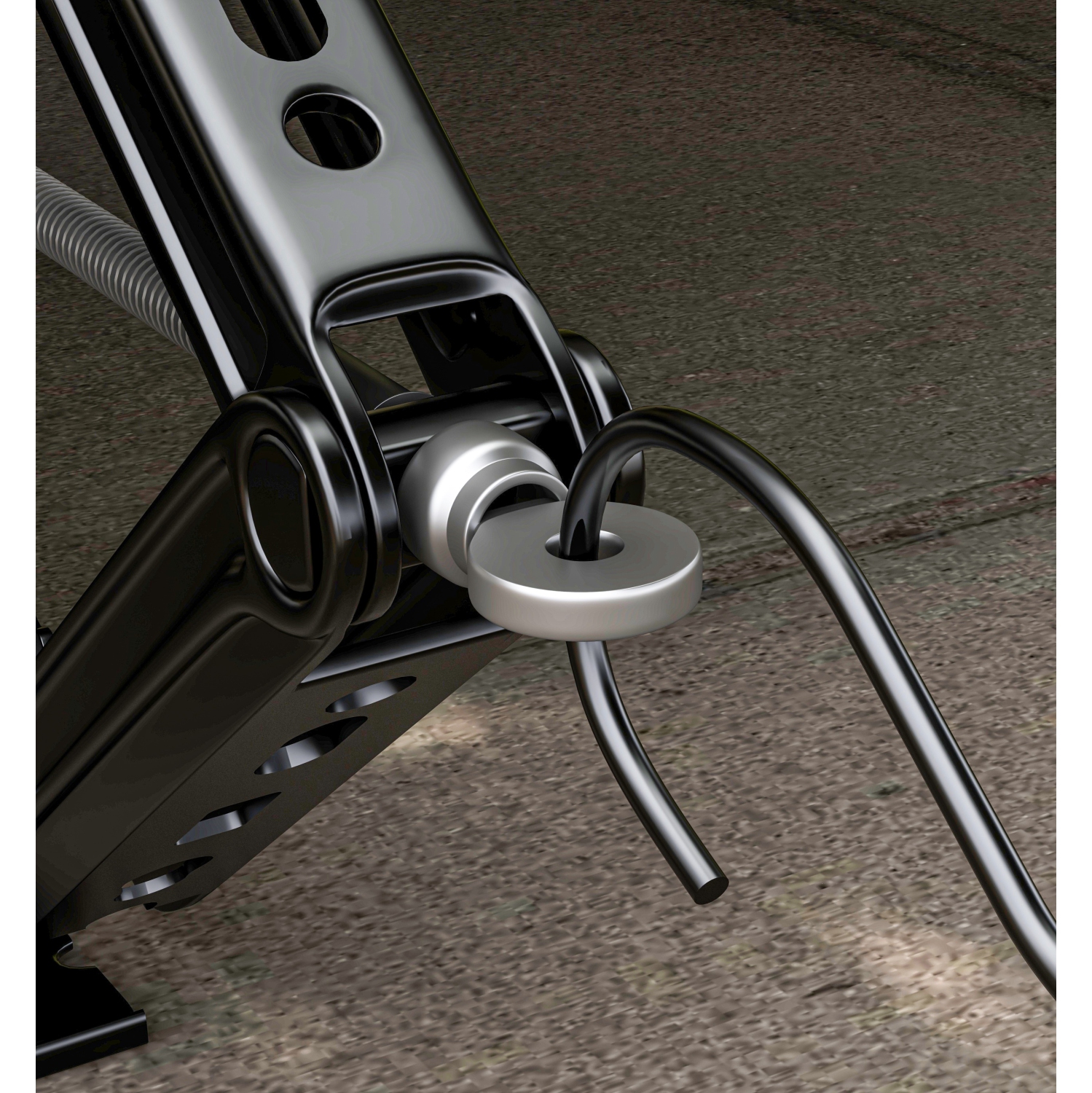 HOMCOM Scissor Jack, 2 Ton Steel Car Jack with Crank Handle, 3.9"-17.3" Lifting Range Portable Car Lift Floor Jack for Auto Sedan SUV MPV Tire