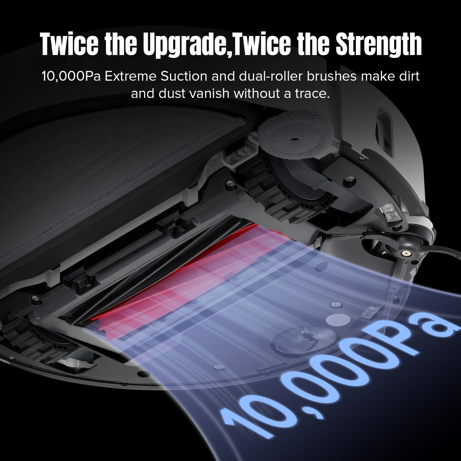 Roborock S8 MaxV Ultra Robot Vacuum and Mop with FlexiArm Design Side Brush, Reactive AI 2.0 Obstacle Avoidance and 8-in-1 RockDock Ultra, Pet