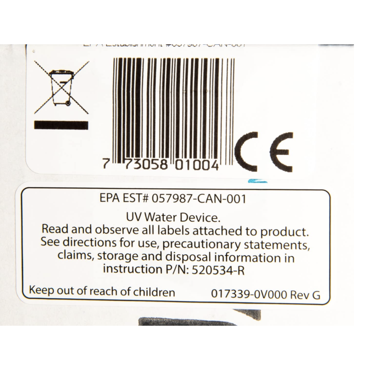 Lampe UV Sterilight de Viqua | S320RL-HO