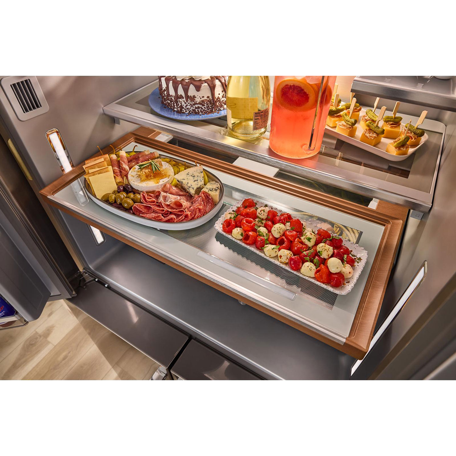 KitchenAid 36" 19.2 Cu. Ft. French Door Refrigerator - Stainless Steel