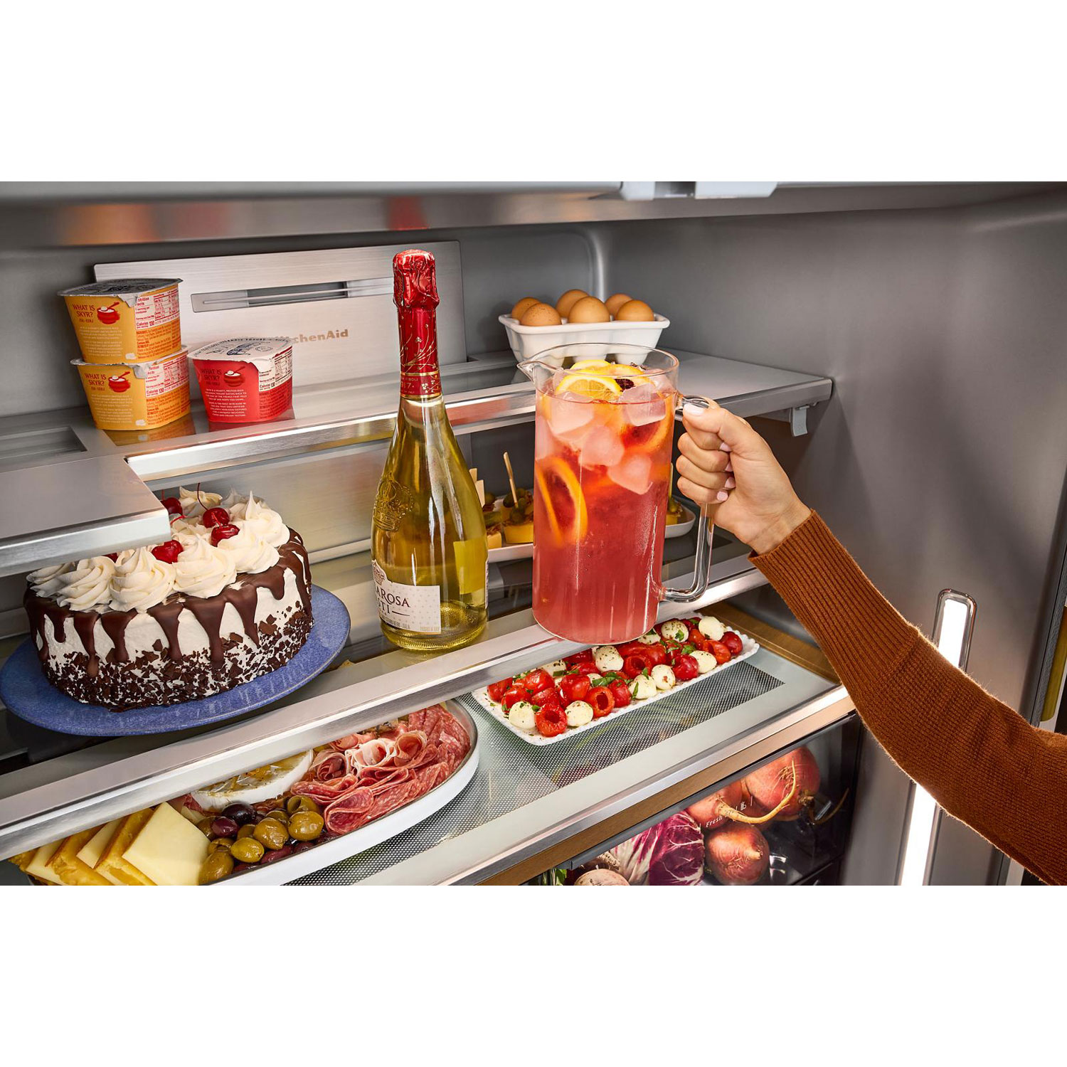 KitchenAid 36" 19.2 Cu. Ft. French Door Refrigerator - Stainless Steel