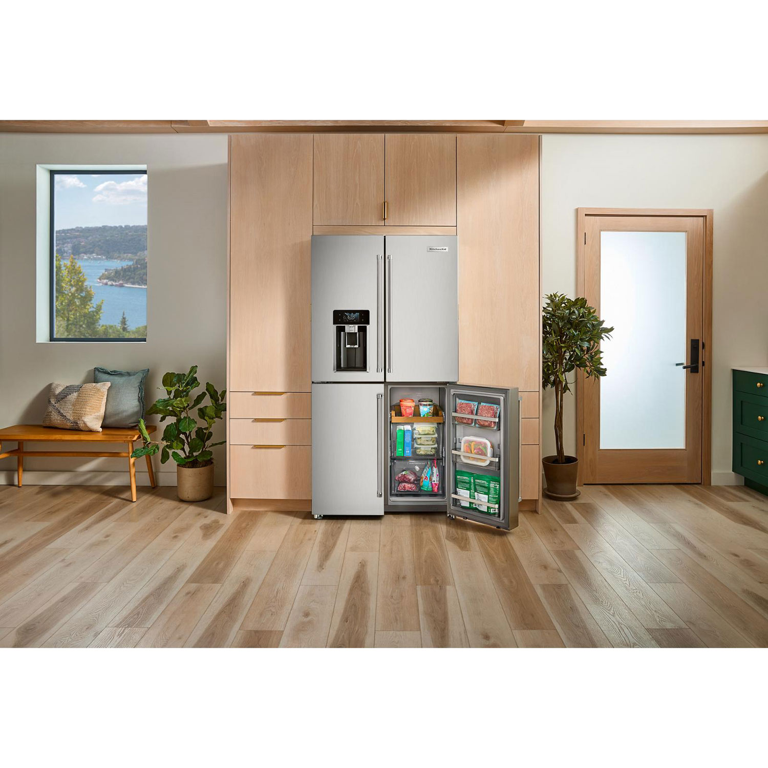 KitchenAid 36" 19.2 Cu. Ft. French Door Refrigerator - Stainless Steel