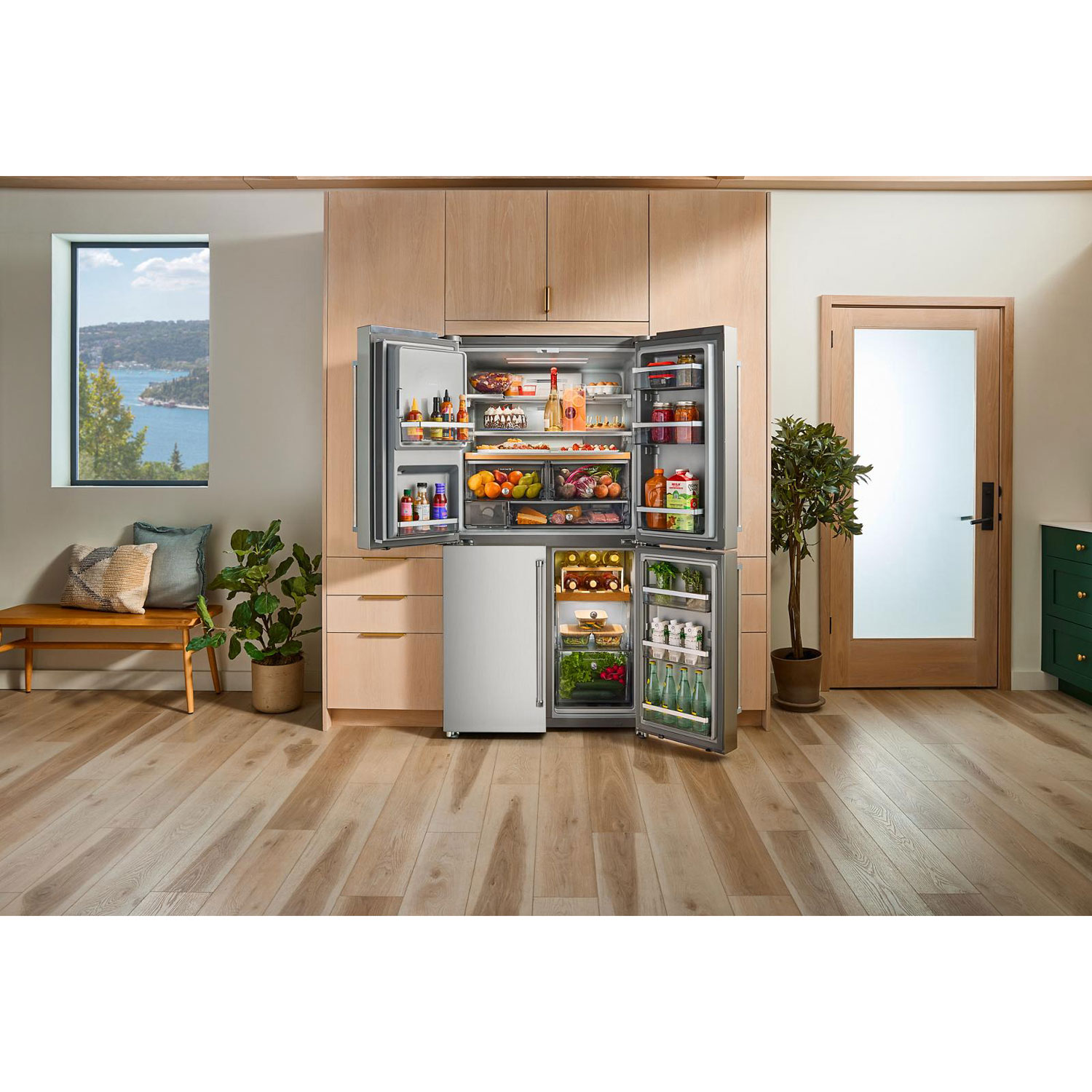KitchenAid 36" 19.2 Cu. Ft. French Door Refrigerator - Stainless Steel