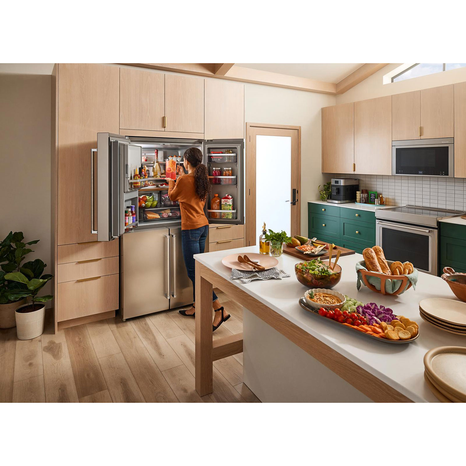 KitchenAid 36" 19.2 Cu. Ft. French Door Refrigerator - Stainless Steel