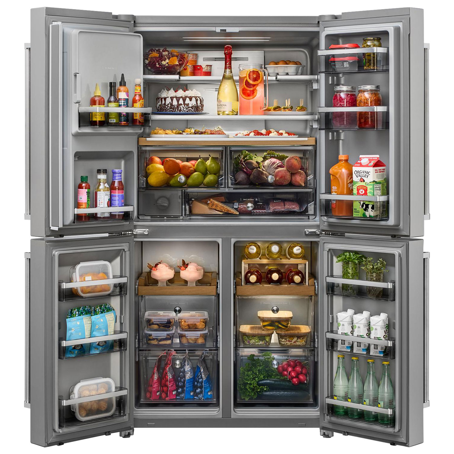 KitchenAid 36" 19.2 Cu. Ft. French Door Refrigerator - Stainless Steel