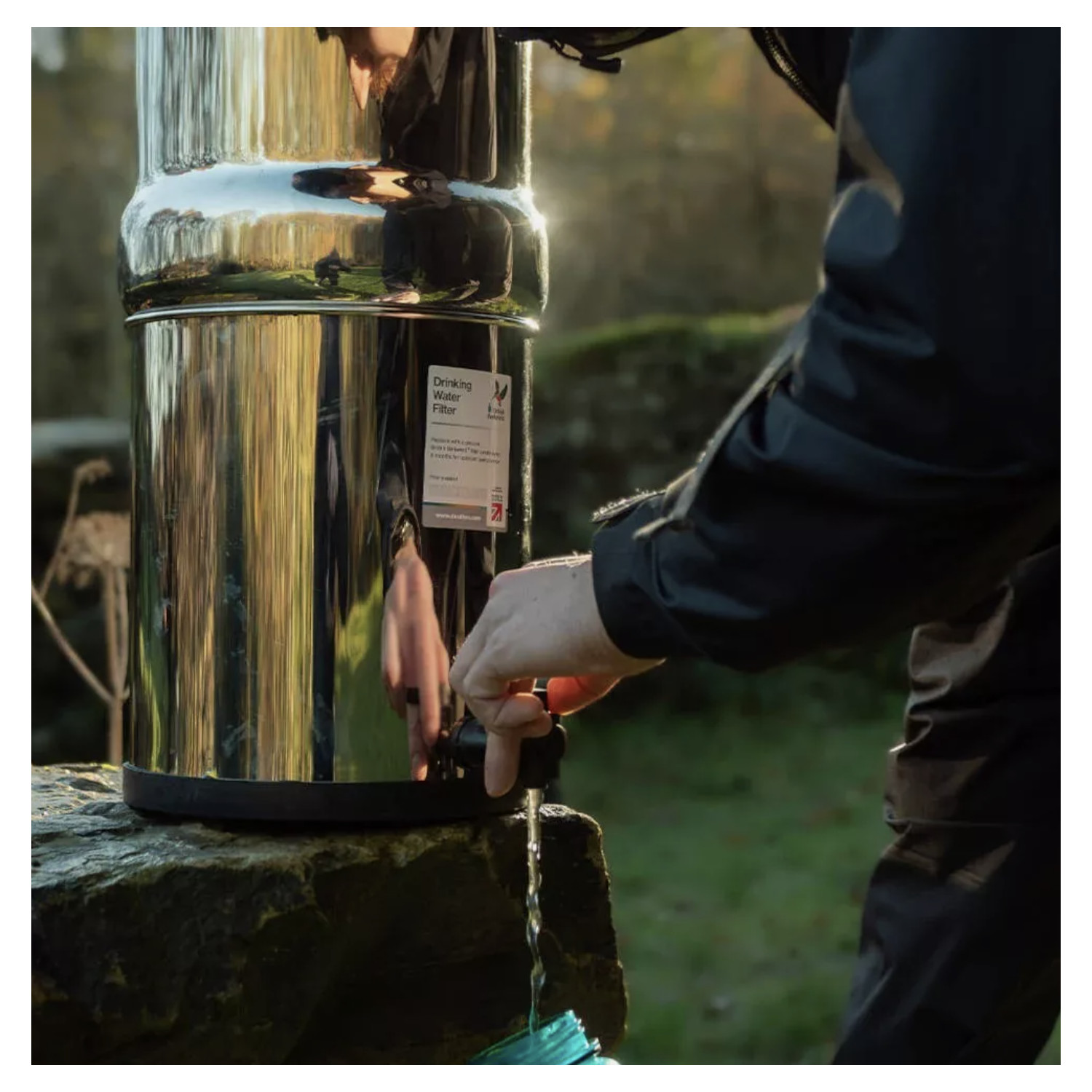 British Berkefeld – système de filtration d’eau par gravité de comptoir W9361138 8,5&nbsp;L