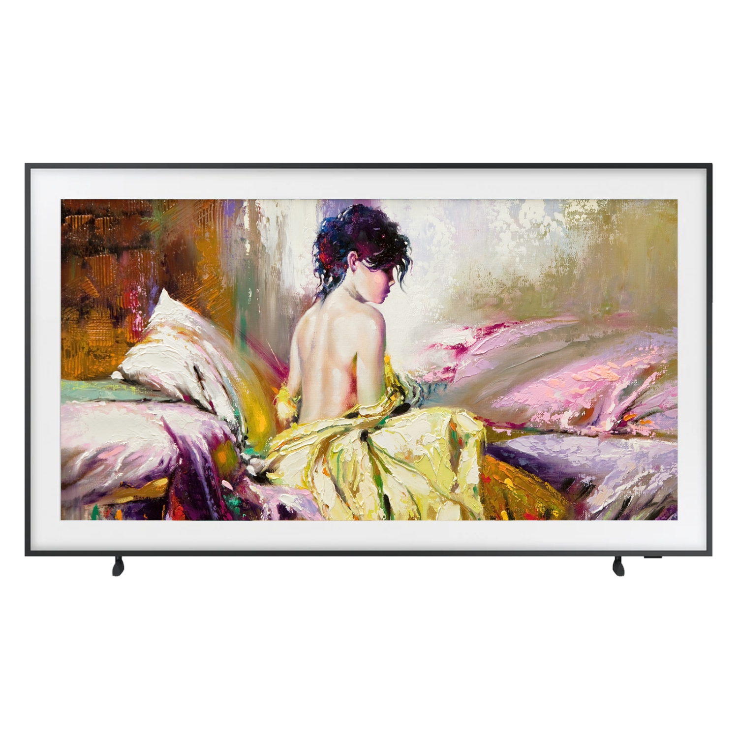 OPEN BOX 10/10 - Samsung The Frame 65" HDR QLED Tizen Smart TV (QN65LS03DAFXZC) - 2024