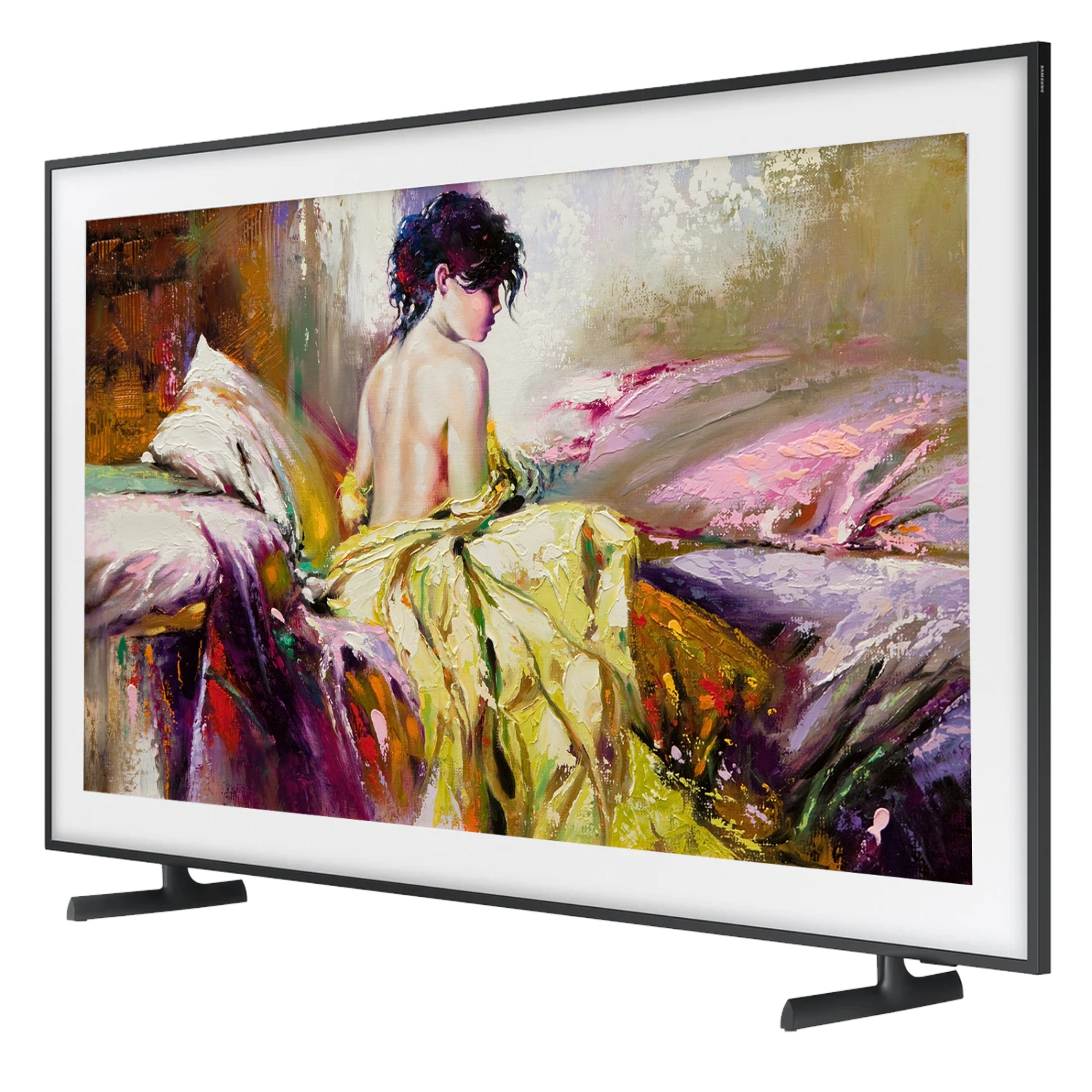 Téléviseur intelligent Tizen HDR QLED de 55 po le cadre de Samsung - 2024 BOÎTE OUVERTE 10/10