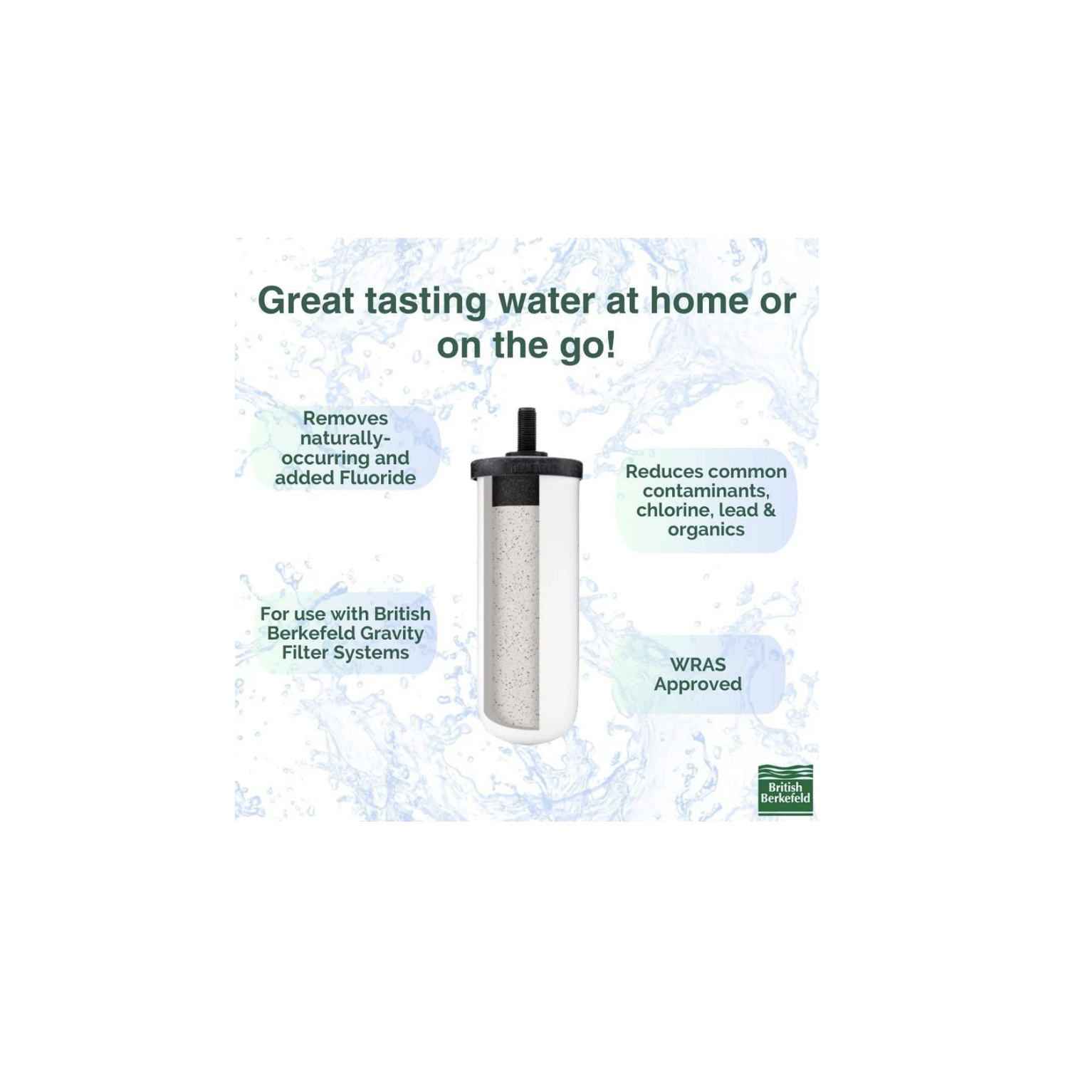 Ultra Fluoride Water Filter by British Berkefeld W9120133