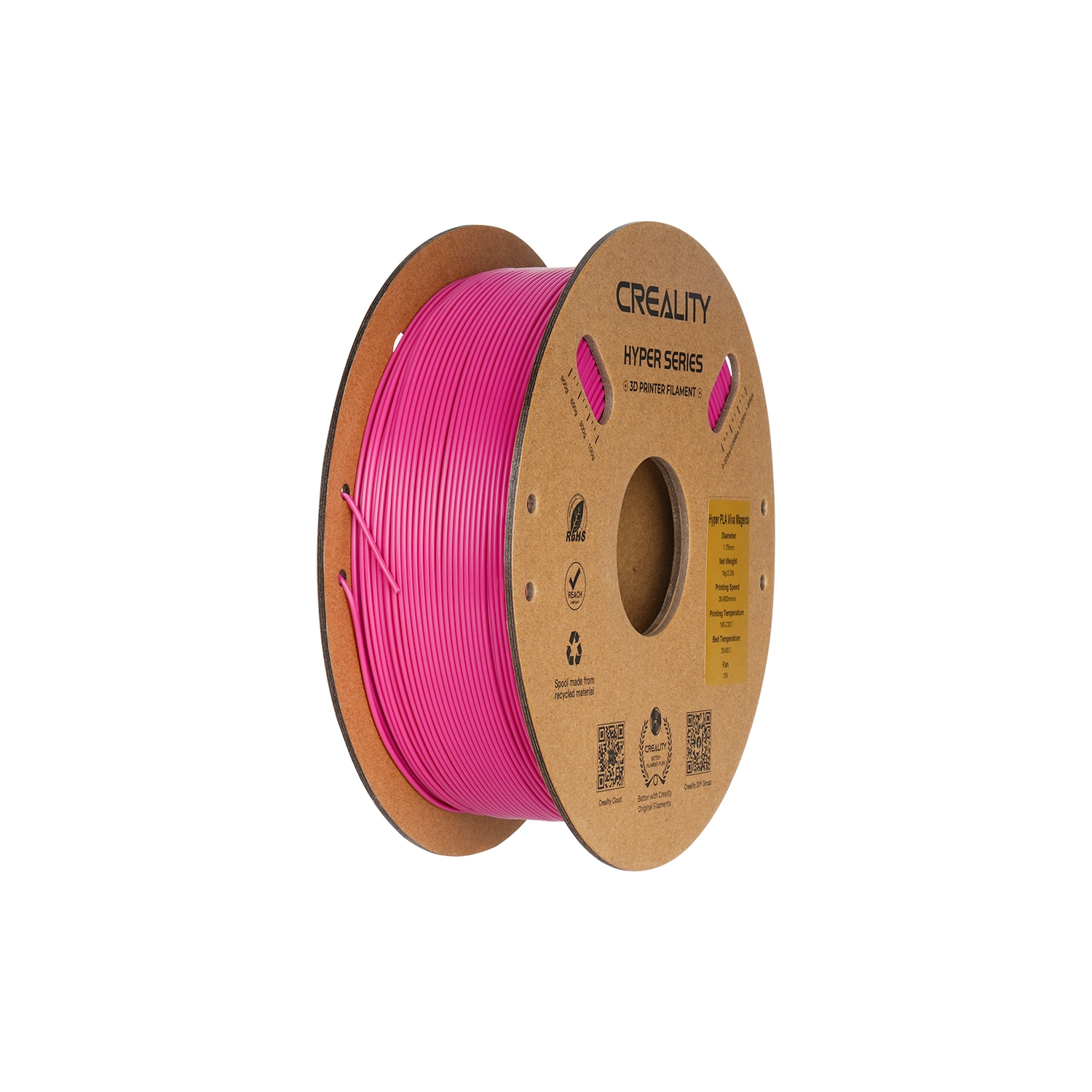 Creality Hyper Series PLA 3D Printing Filament 1kg Strawberry red