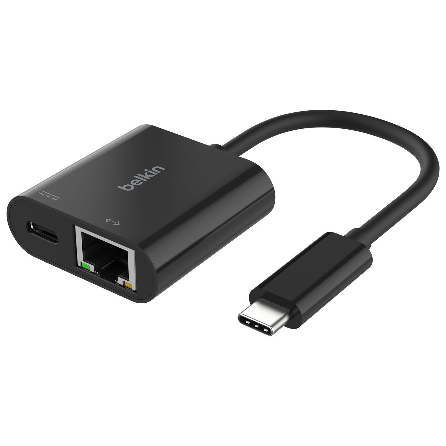 Adaptateur de chargement 2-en-1 USB-C à Ethernet de 100 W Connect de Belkin