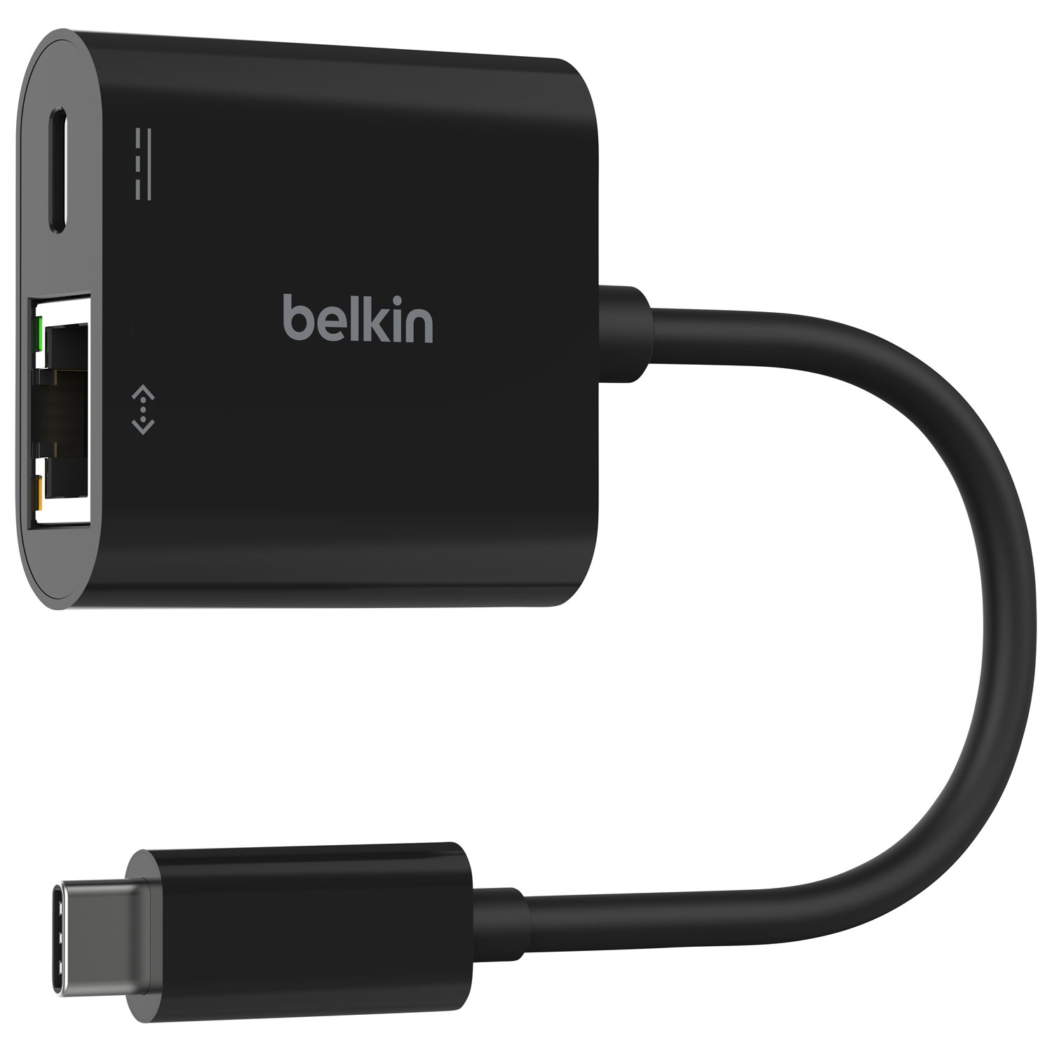 Adaptateur de chargement 2-en-1 USB-C à Ethernet de 100 W Connect de Belkin