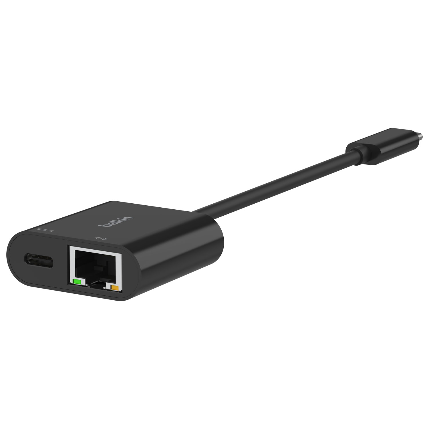 Adaptateur de chargement 2-en-1 USB-C à Ethernet de 100 W Connect de Belkin