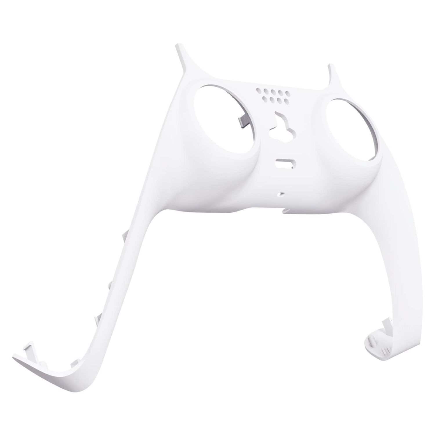 White Decorative Trim Shell Compatible with ps5 Controller, DIY Replacement Clip Shell, Custom Plates Cover Compatible with ps5 Controller with