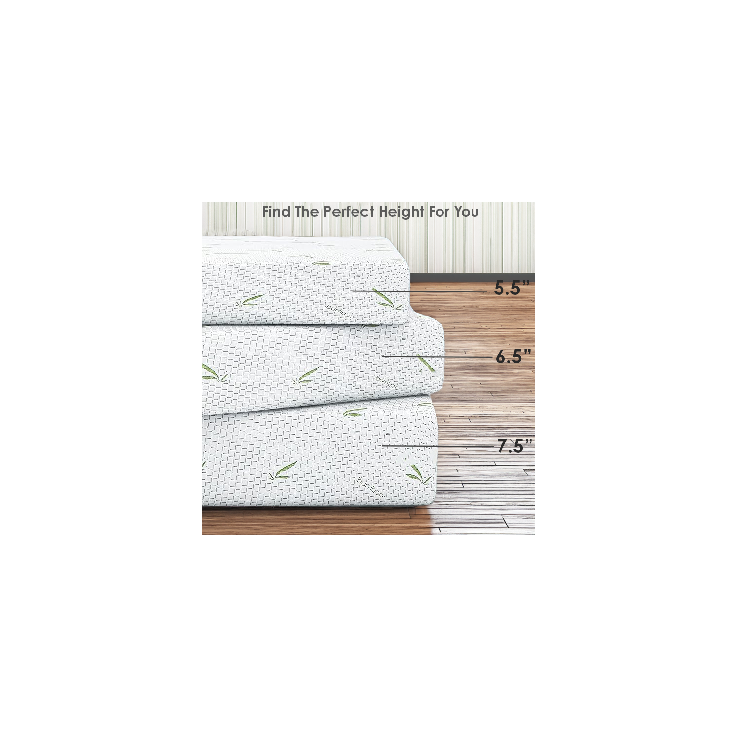 UltraFlex SolidSleep- Canadian-Made FIRM Gel Infused Reversible Comfort With Pressure Relief, Cooling Technology, Bamboo Cover, CertiPUR-US®