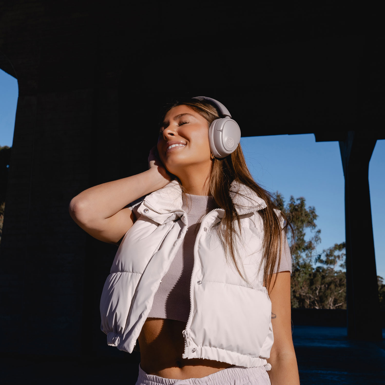 Casque d'écoute 100 % sans fil à suppression du bruit JBuds LUX de JLab - Mauve