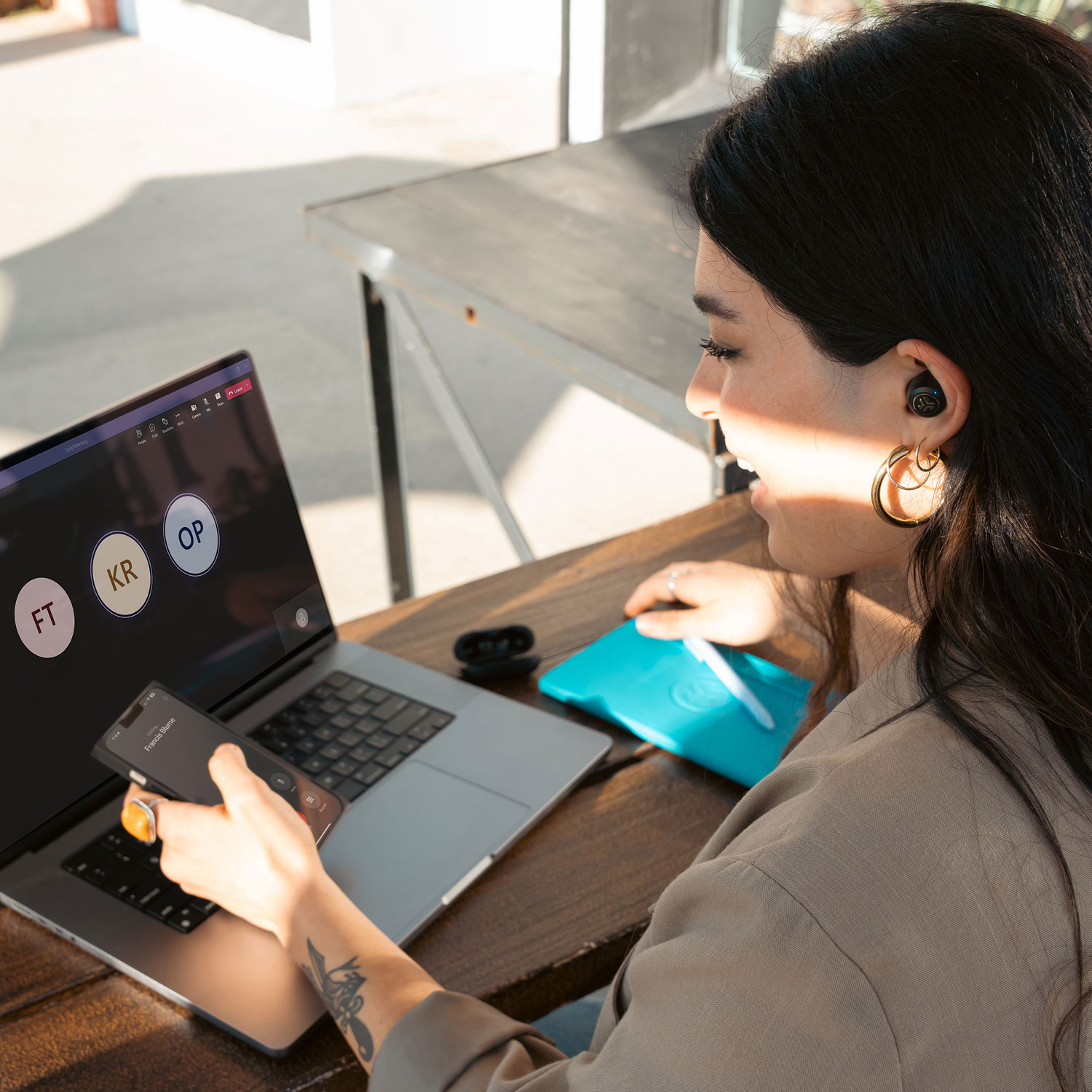 Écouteurs boutons 100 % sans fil à suppression active du bruit JBuds ANC 3 de JLab - Noir