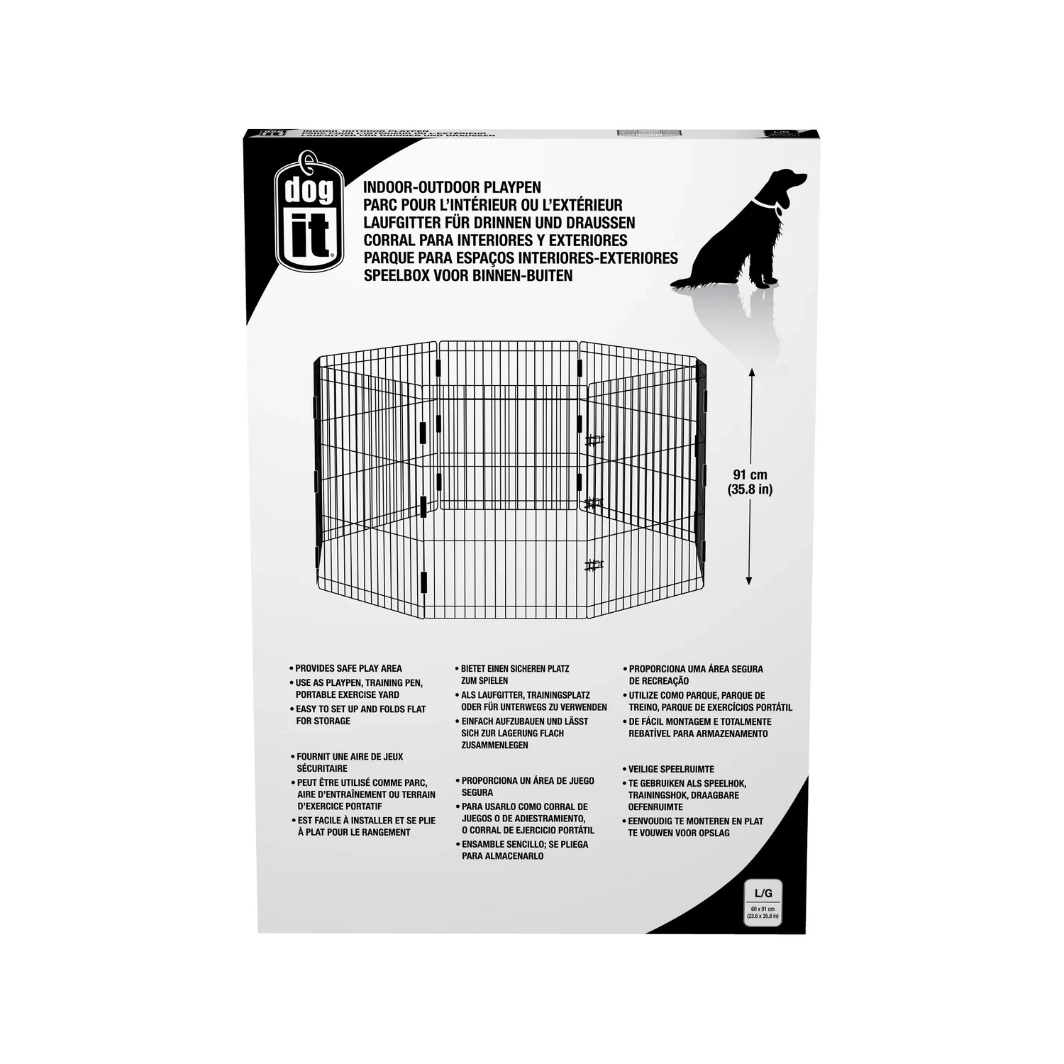 Dogit Outdoor Playpen, Large