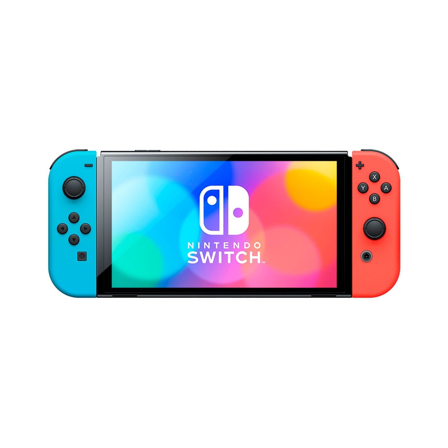 Refurbished - Nintendo Switch (OLED Model) Console - Neon Red/Blue
