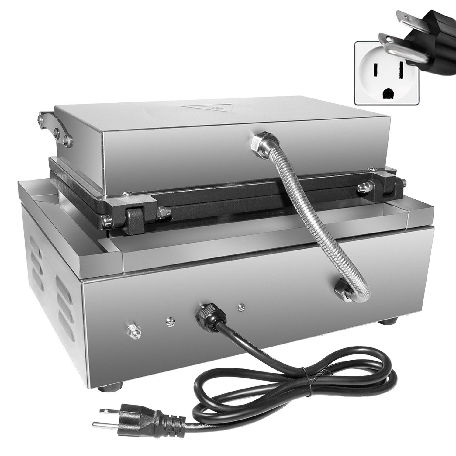 GR-HCX6 Hot Dog Waffle Machine | 3+3 Pcs | Waffle Corn Dog Maker | Manual Control | 110V