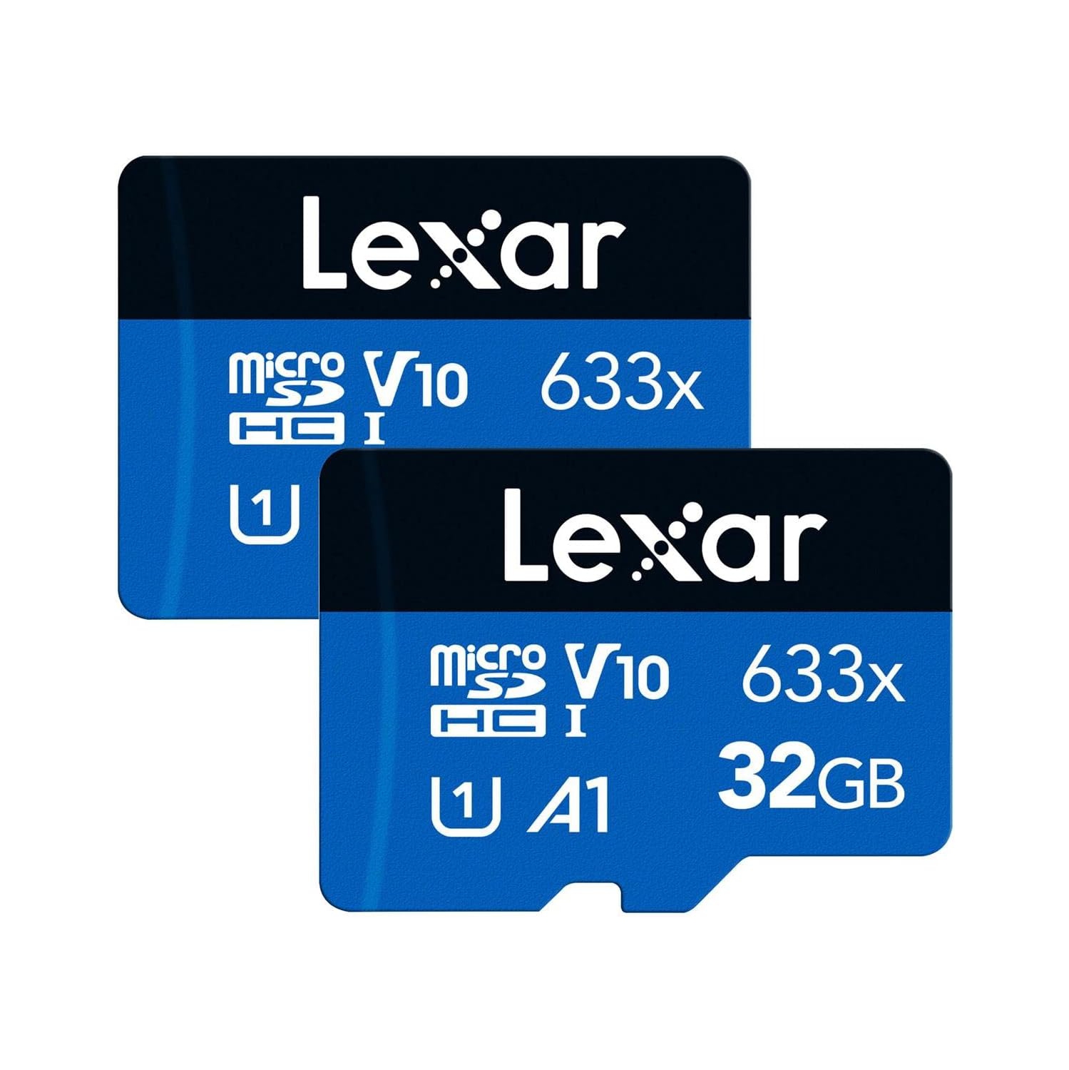 Lexar High-Performance 633x 32GB microSDHC UHS-I Card w/SD Adapter, Up to 100MB/s Read, for Smartphones, Tablets, and Action Cameras