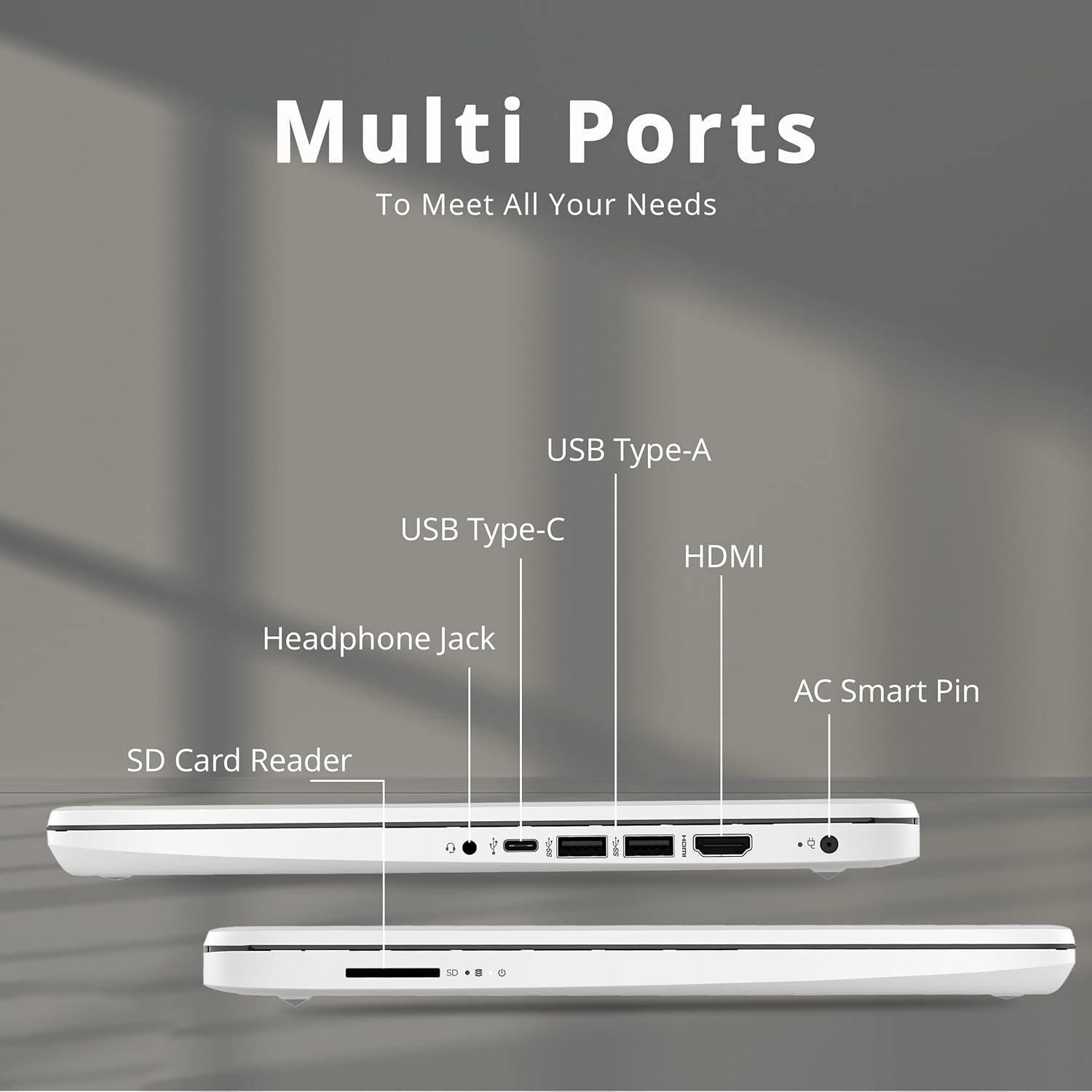 HP Premium Stream 14" HD BrightView Laptop, Intel Celeron N4000, 64GB eMMC, 8GB RAM, Intel UHD Graphics, HD Webcam, 1 Year Office 365, HDMI, Win 11s,