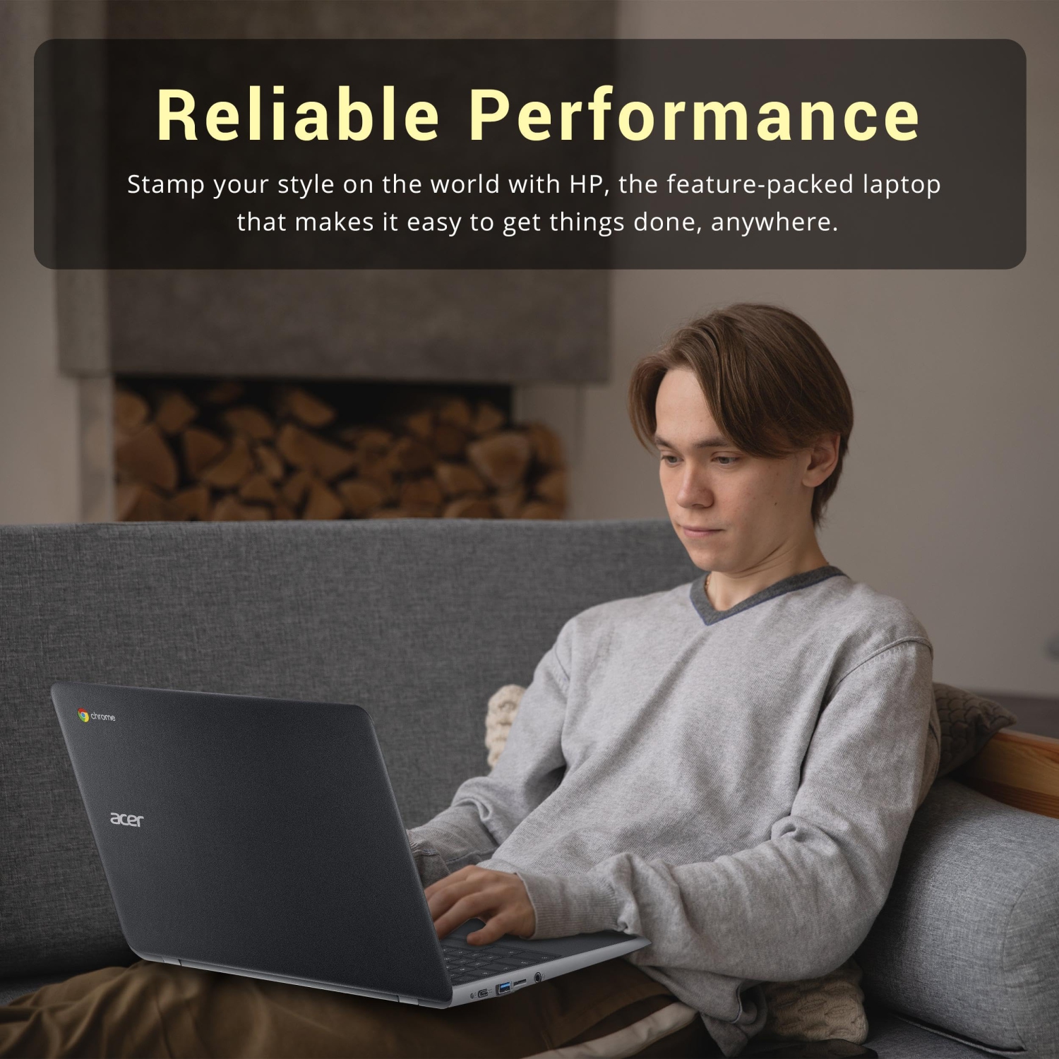 Acer Chromebook 11.6" HD Laptop, Intel Celeron N3350 Processor, 32GB eMMC, 4GB RAM, 32GB eMMC, Intel HD Graphics 500, HD Webcam, WiFi, Bluetooth,