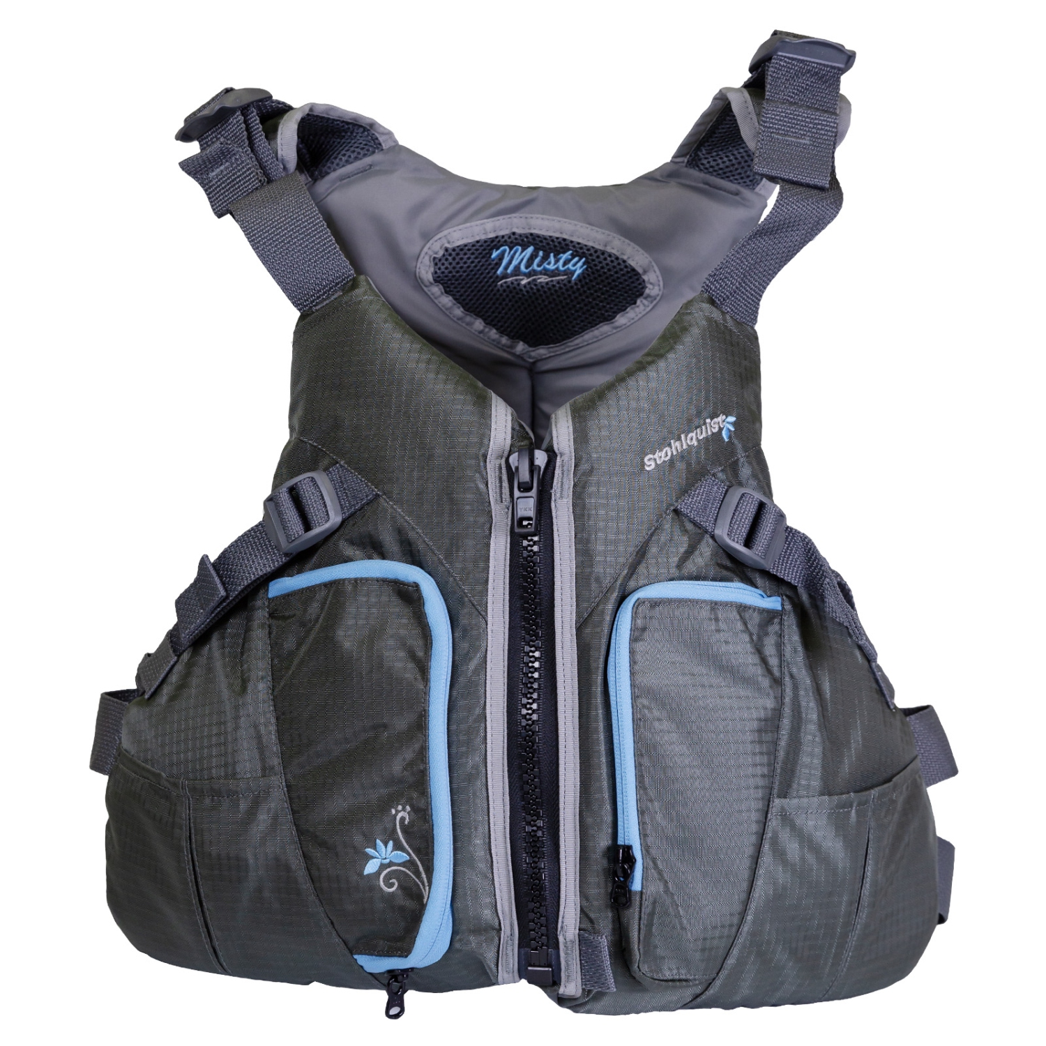 Stohlquist Women's Misty Life Jacket, USCG and Transport Canada Approved Personal Flotation Device, Type III PFD Life Vest for Water Sports Boating