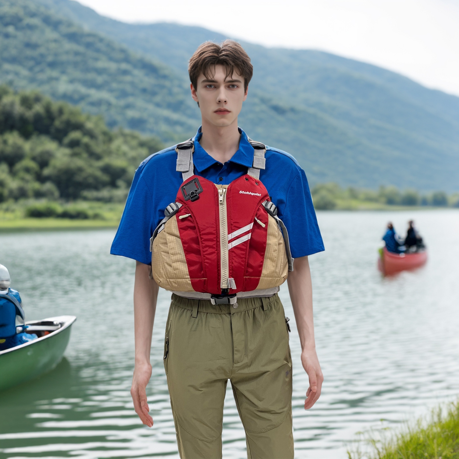 Stohlquist Men's Drifter Life Jacket, PFD USCG Approved and Transport Canada Approved Life Vest Paddle Kayak SUP Boating Lifejacket with Ventilated