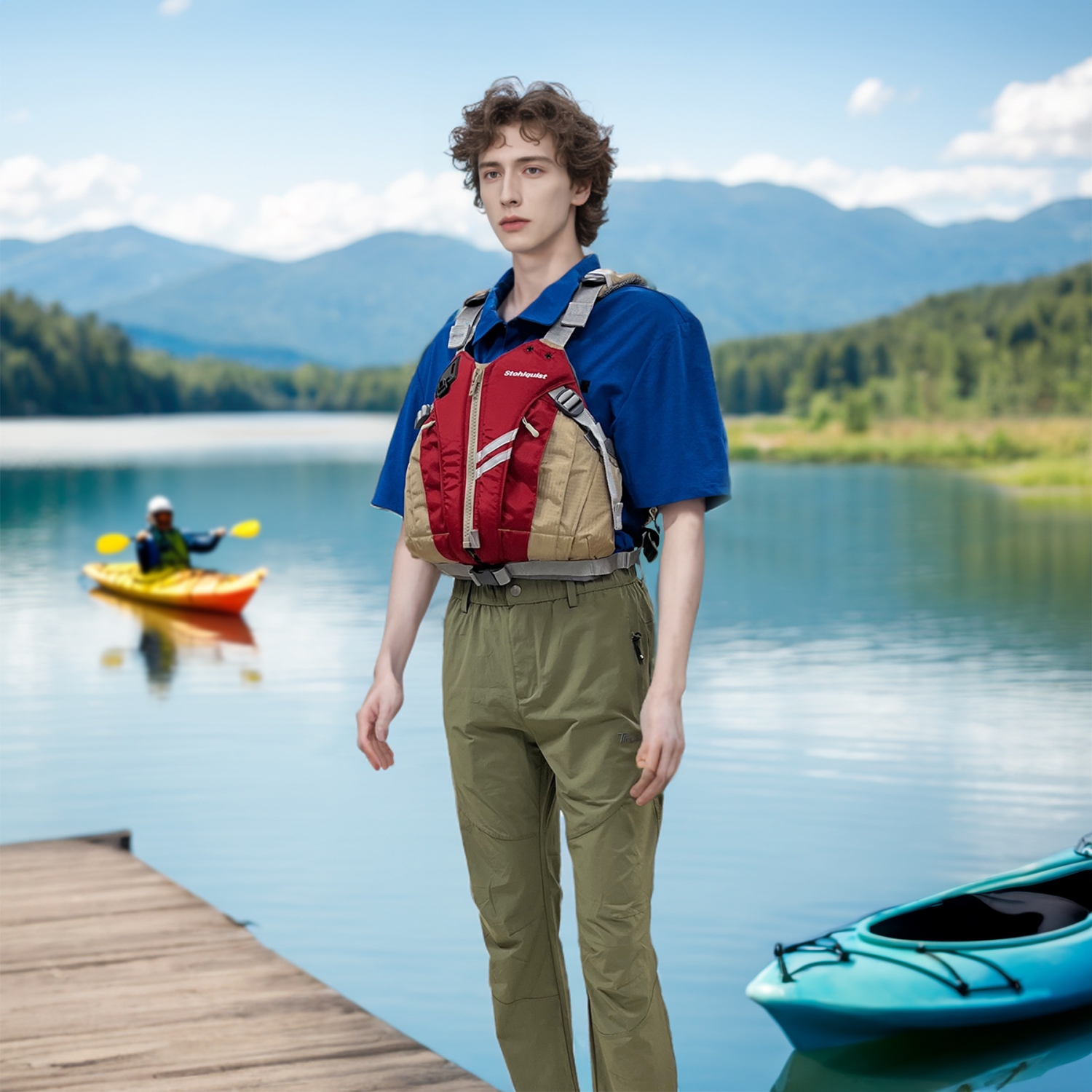 Stohlquist Men's Drifter Life Jacket, PFD USCG Approved and Transport Canada Approved Life Vest Paddle Kayak SUP Boating Lifejacket with Ventilated