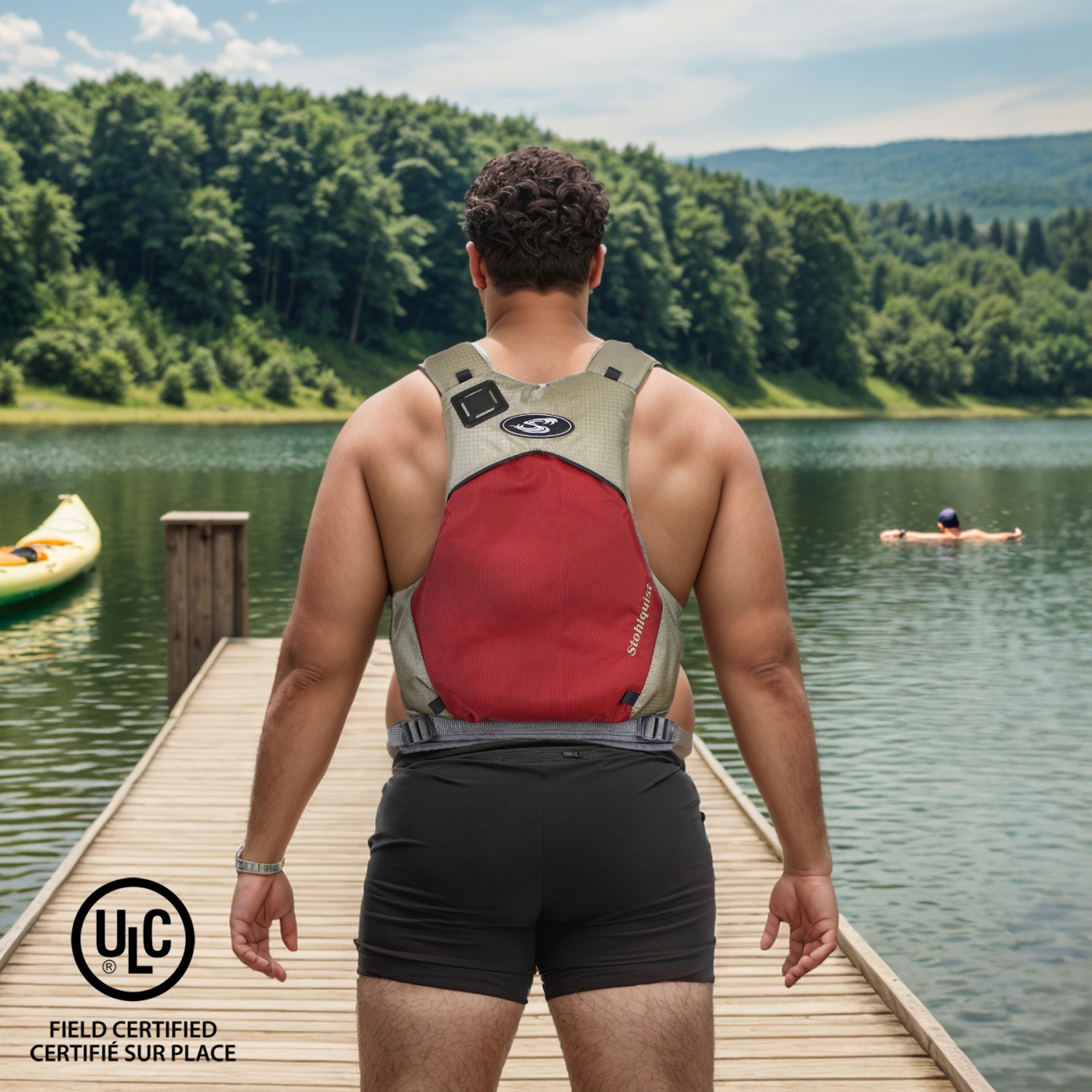 Stohlquist Men's Drifter Life Jacket, PFD USCG Approved and Transport Canada Approved Life Vest Paddle Kayak SUP Boating Lifejacket with Ventilated