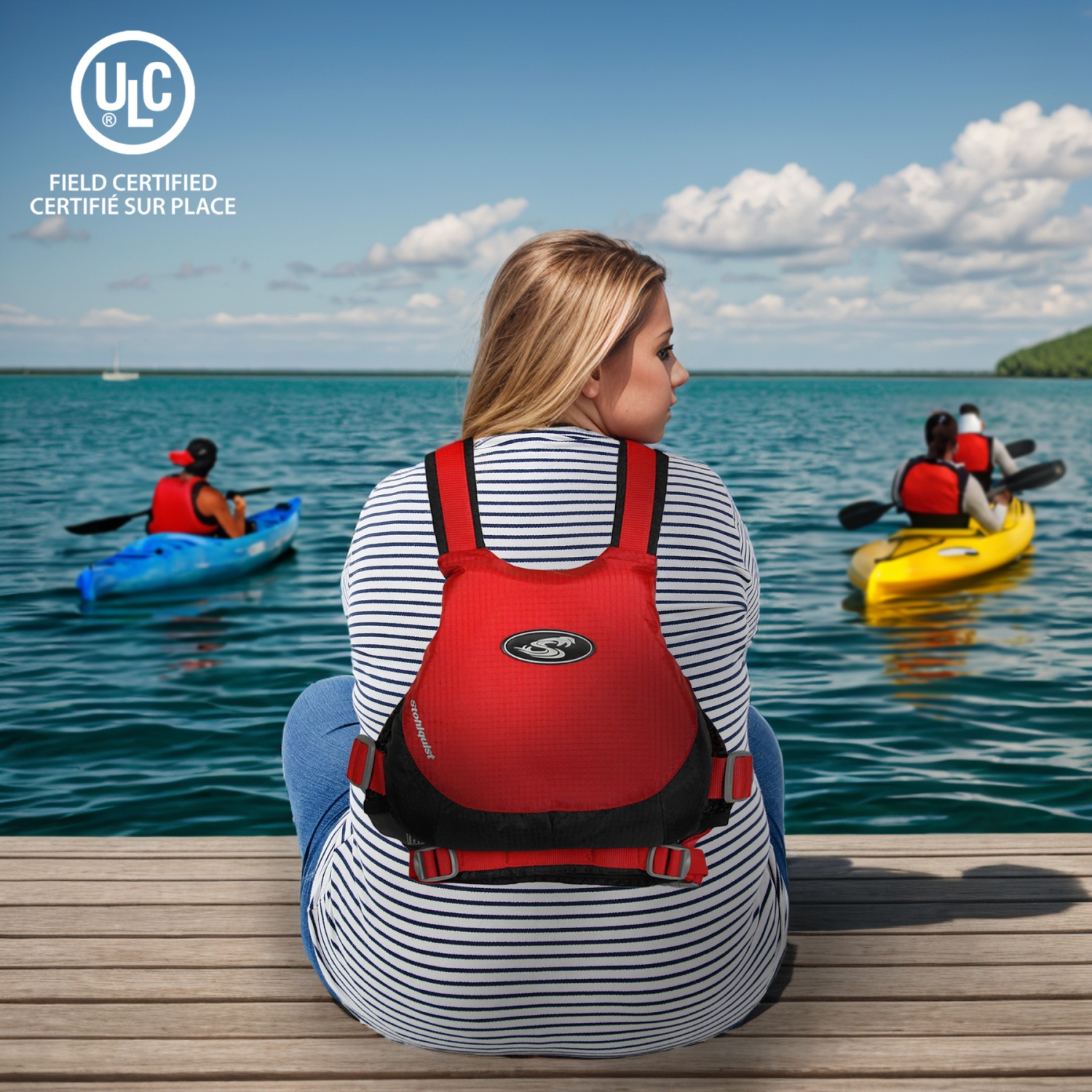 Stohlquist Edge Life Jacket Fits Unisex Adult Teens Life Vest PFD Transport Canada & USCG Approved Personal Flotation Device Multiple Sizes