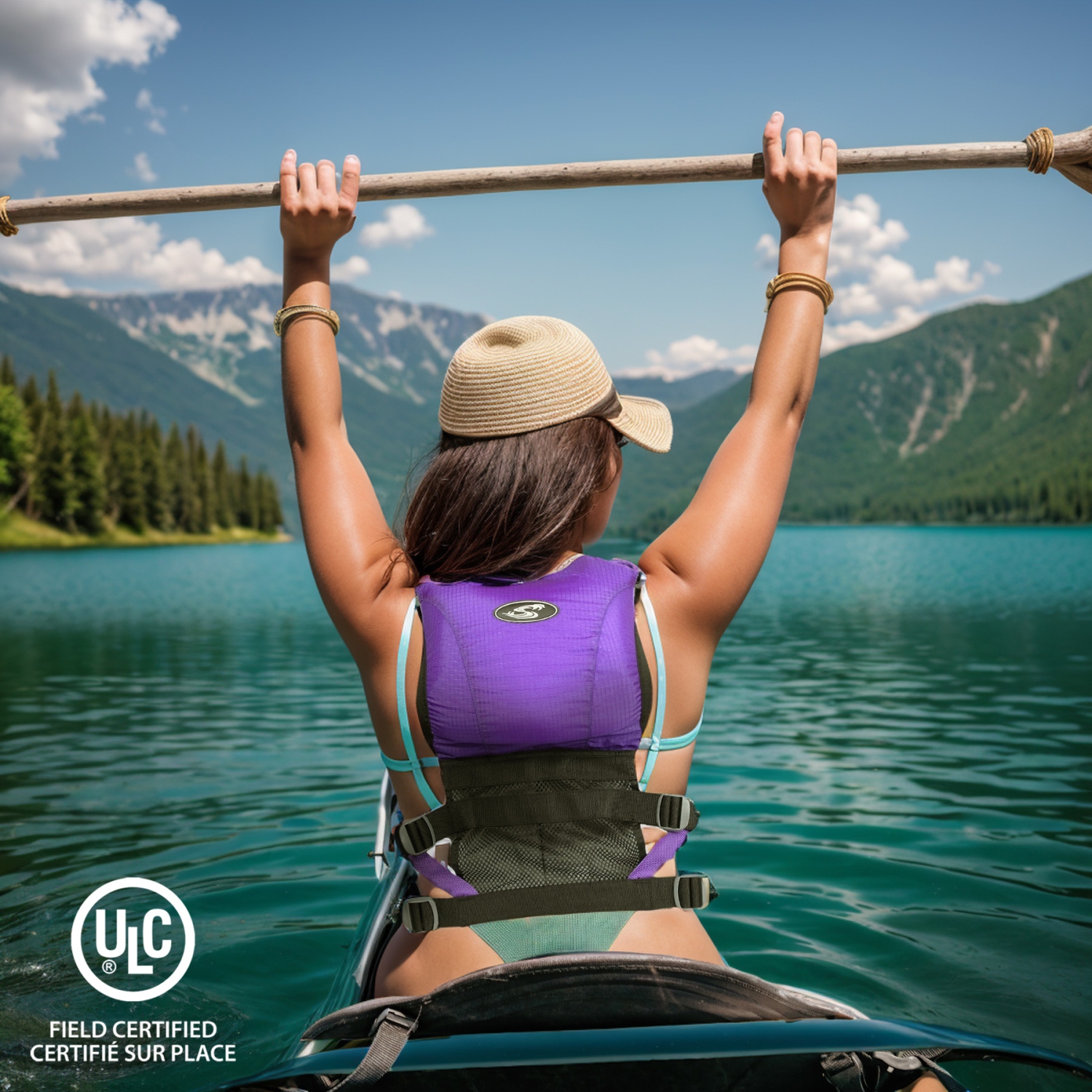 Stohlquist gilet de sauvetage Flo pour femmes VFI Transports Canada et gilet de sauvetage approuvé par l'USCG appareil de flottaison individuel idéal