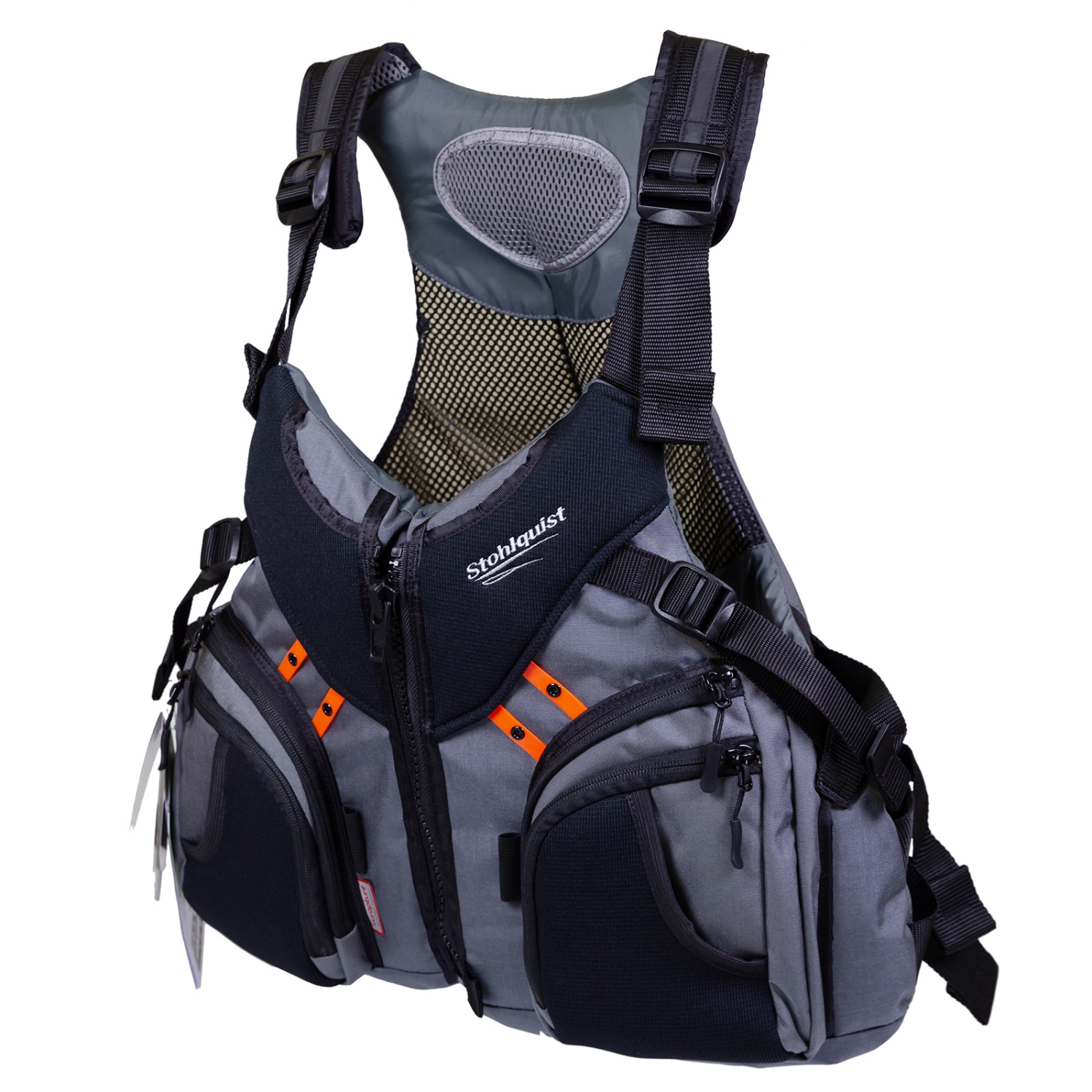 Veste Stohlquist Keeper Fishing Life Jacket - USCG et veste de pêche réglable approuvée par Transports Canada - Veste de sécurité Buoyancy Foam Life
