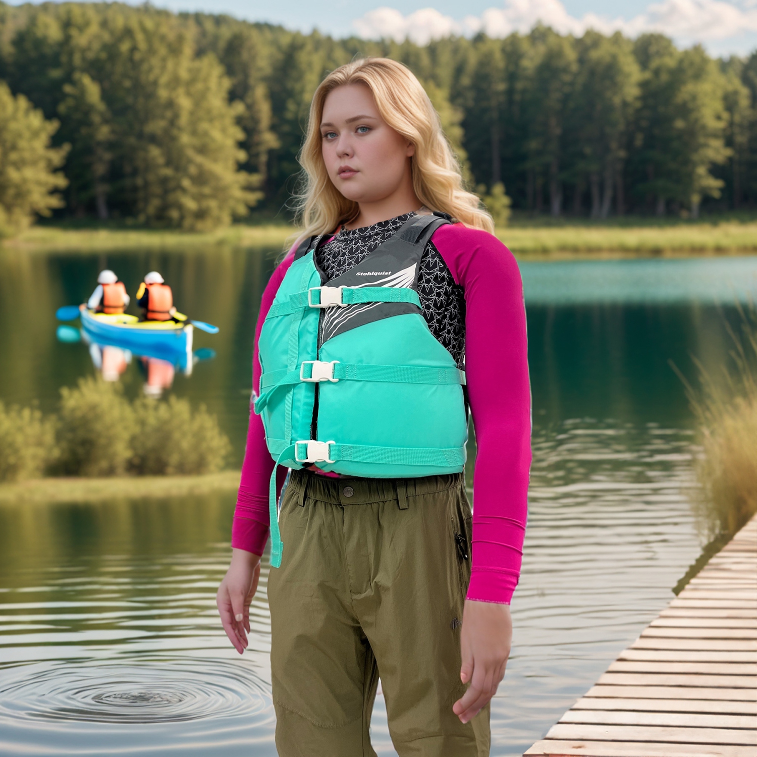 Veste de sauvetage tout usage Stohlquist Brook femme PFD Transports Canada et gilet de sauvetage léger approuvé par l'USCG gilet de sauvetage