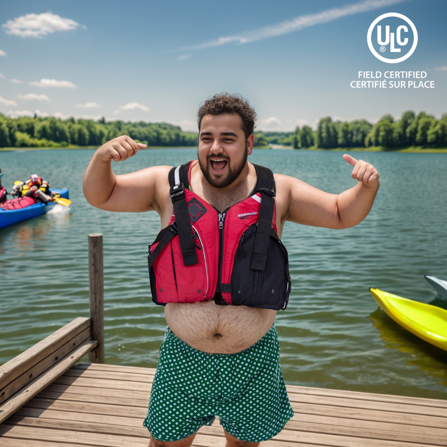 Stohlquist Drifter Life Jacket - USCG and Transport Canada Approved Life Vest with Pockets - Ultra Soft Foam Men's PFD Life Jacket with Cross-Chest