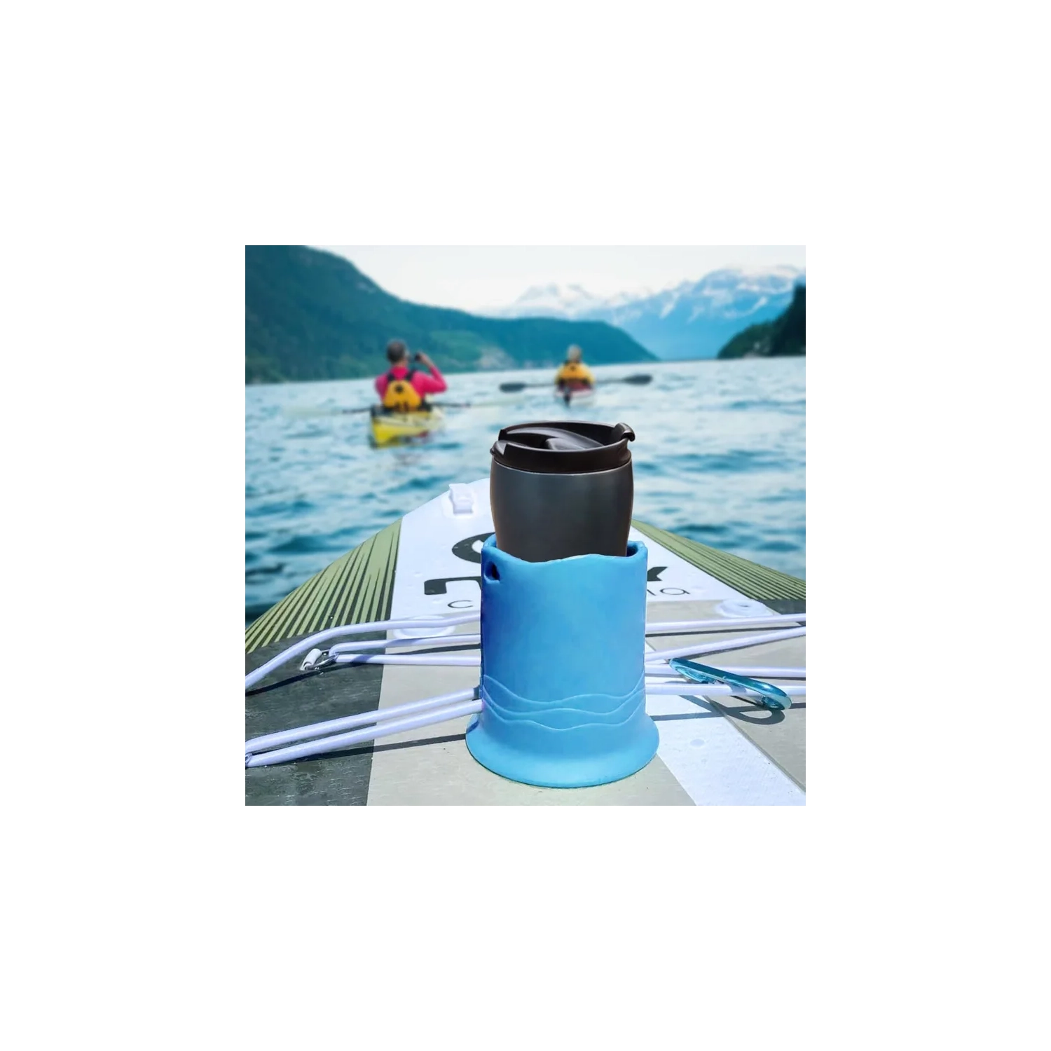 Paddle Board Cup Holder - Anti-Toppling Drink Holder for Kayak & Paddleboard Accessories