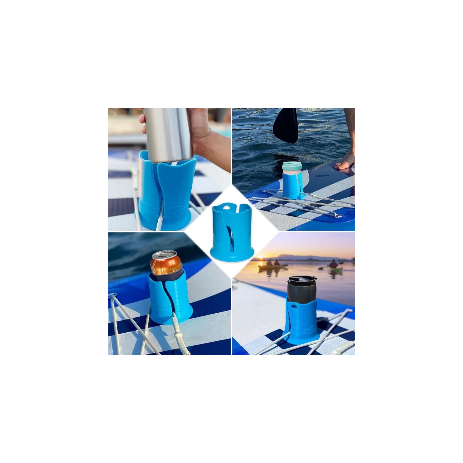 Paddle Board Cup Holder - Anti-Toppling Drink Holder for Kayak & Paddleboard Accessories