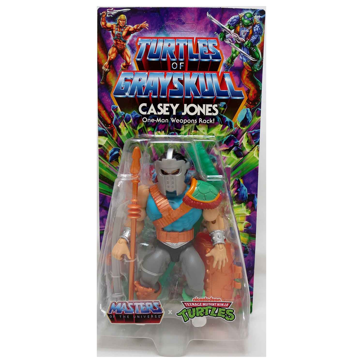 Masters Of The Universe Teenage Mutant Ninja Turtles Origins 6" Figure Turtles Of Grayskull Wave 3 - Casey Jones