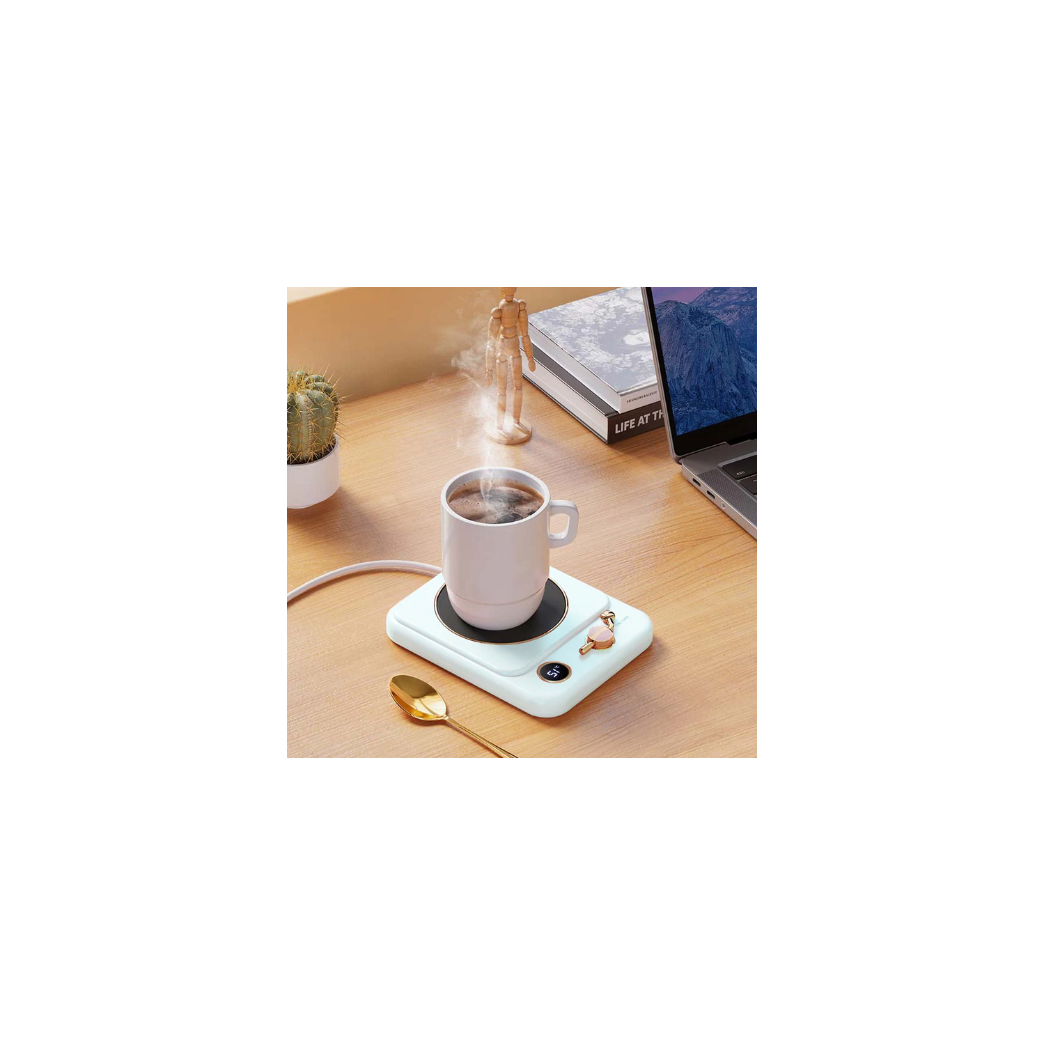 Coffee Tea Heating Insulation Base Desktop Digital Display Warming Pad
