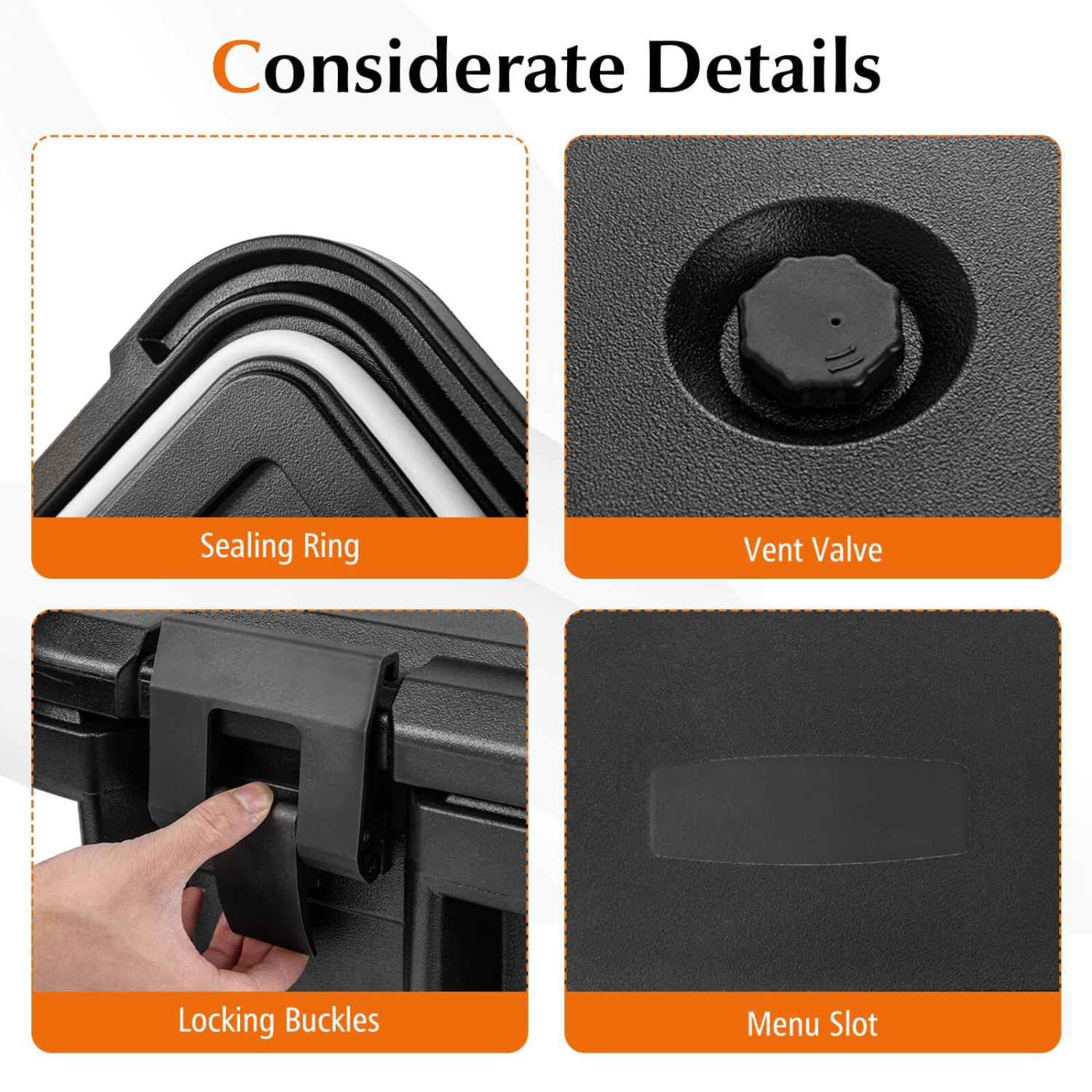 CoCostway – contenant isotherme pour bac à aliments, 3 pièces, 31 pintes, boîte à chaleur empilable avec 3 bacs transparents