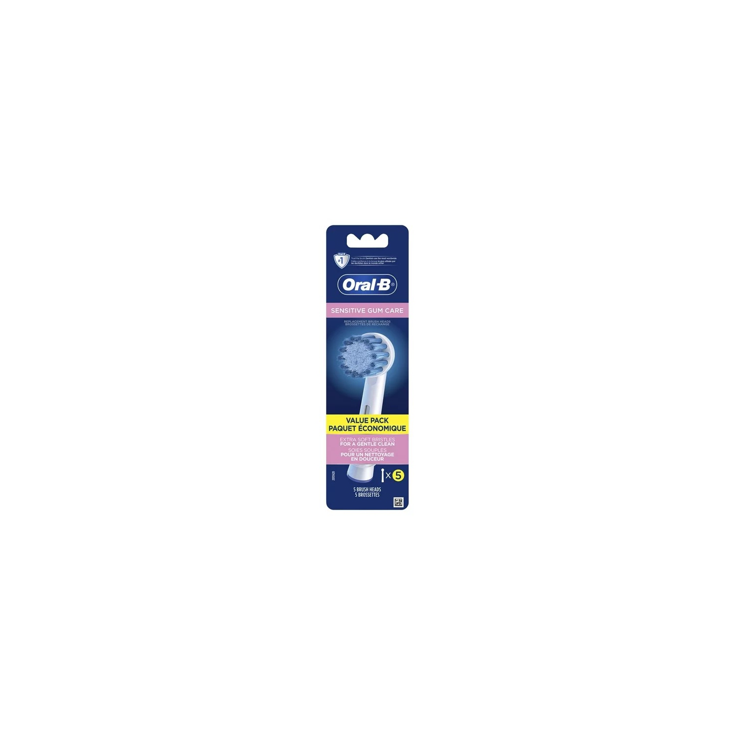 Oral-B Sensitive Gum Care Replacement Brush Heads, 5CT