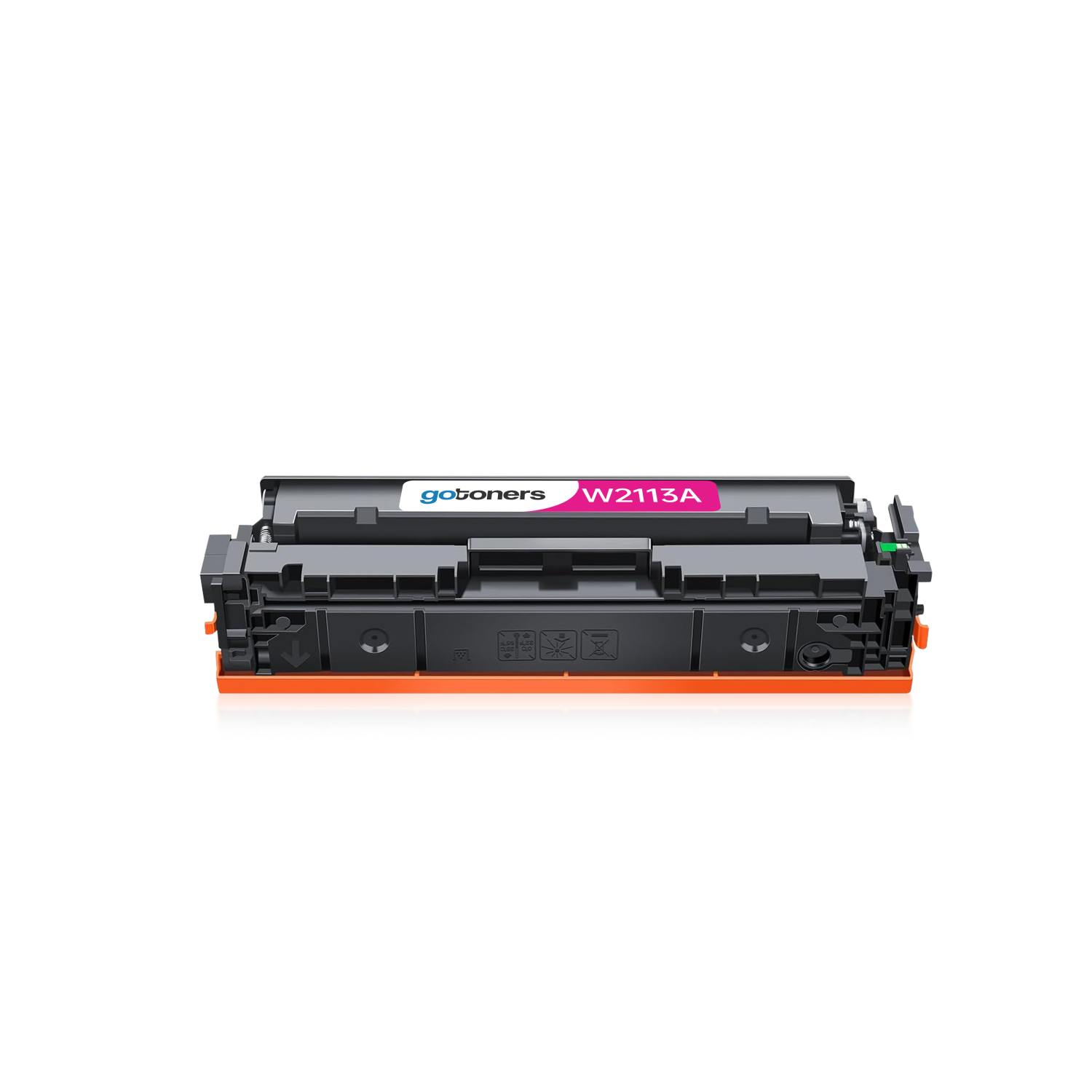 [with Chip] 206A Magenta Toner Replacement for HP W2113A 206X Cartridge to used with Color Laserjet Pro MFP M283fdw M283cdw M283 M255dw Printer ink 1Pack