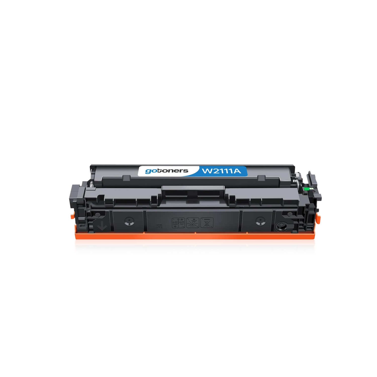 [With Chip] 206A Cyan Toner Compatible with HP W2111A 206X Cartridge for Color Laserjet Pro MFP M283fdw M283cdw M283 M255dw Printer