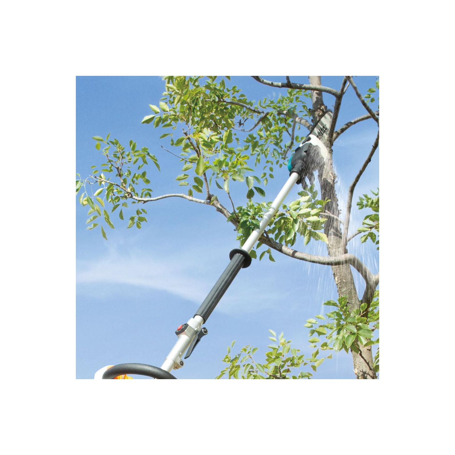 Scie à chaîne à arbre divisé de 10 po pour poteau EY402&nbsp;Mpx de Makita avec longueur globale 45-1/2&nbsp;po