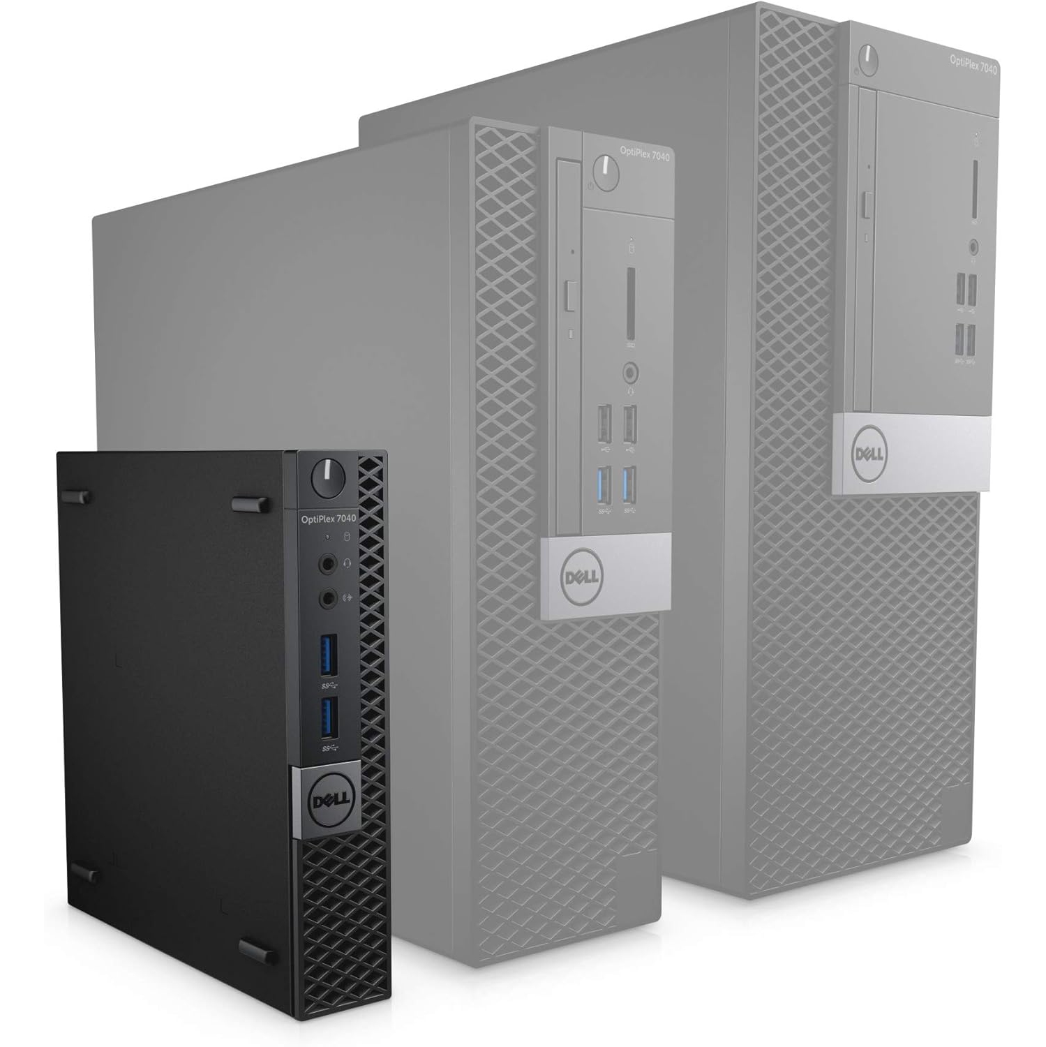 Refurbished Dell OptiPlex 7040, Tiny Intel HD Graphics 530,i5-6600T, 8GB, 256GB, PCIe, 2 Years Warranty, 100852-21073