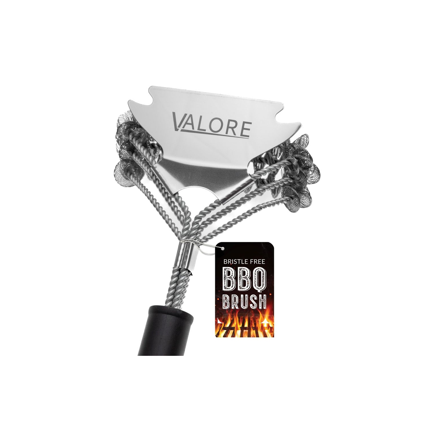 Valore 16' Bristle Free BBQ Grill Brush and Scraper