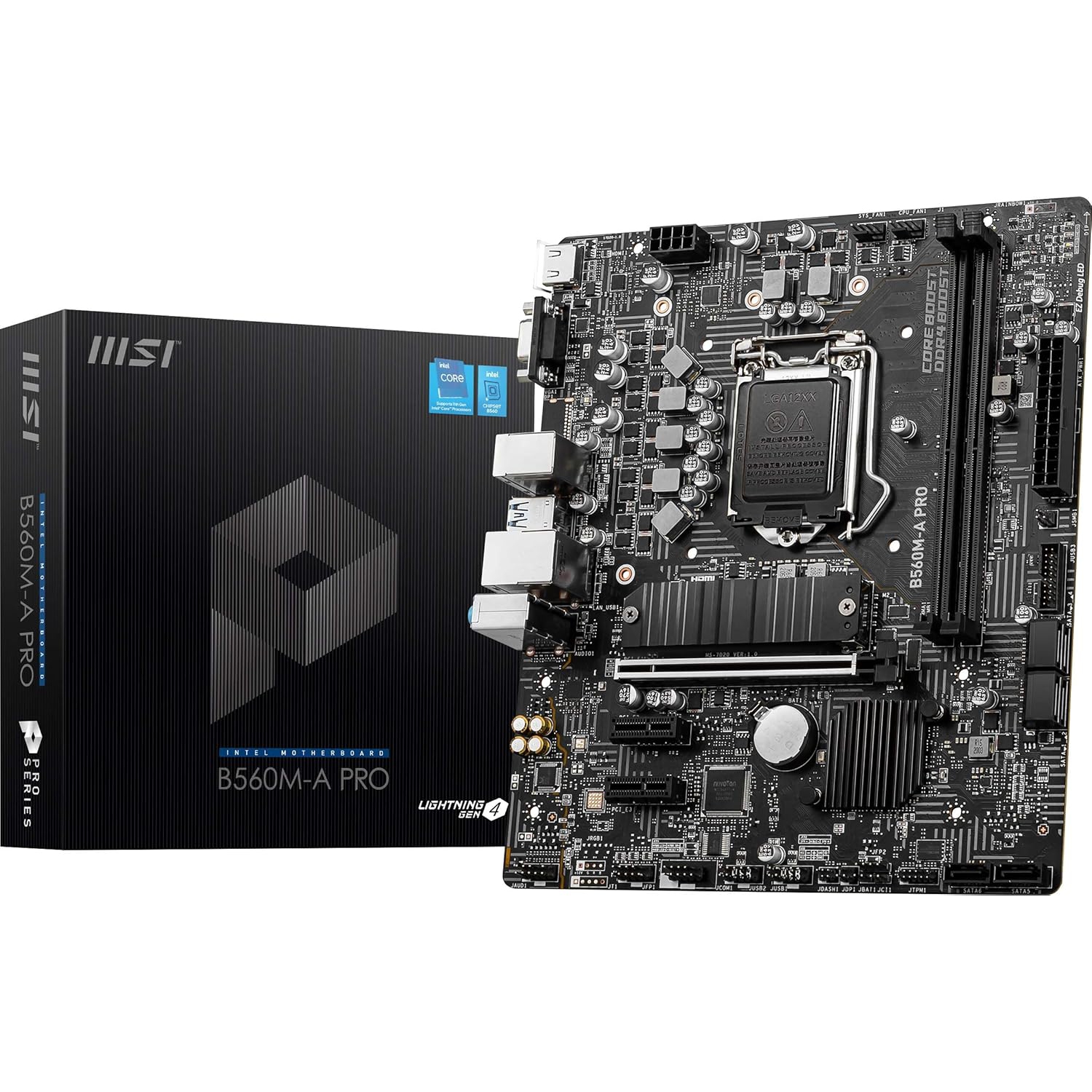 Open Box - MSI B560M-A PRO DDR4 LGA 1200 mATX Motherboard