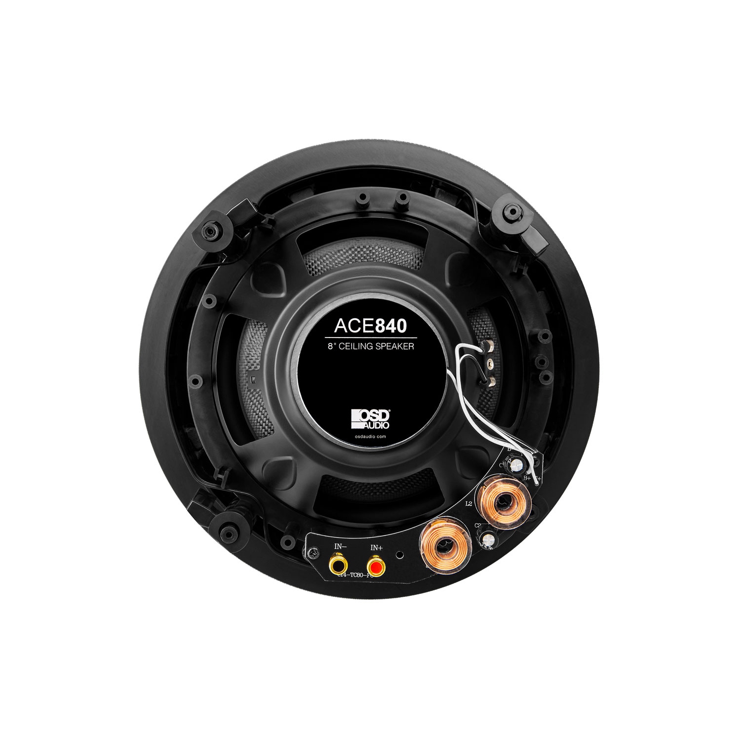 OSD Audio ACE840 8" Trimless Thin Bezel High Definition 2-Way In-Ceiling Speaker