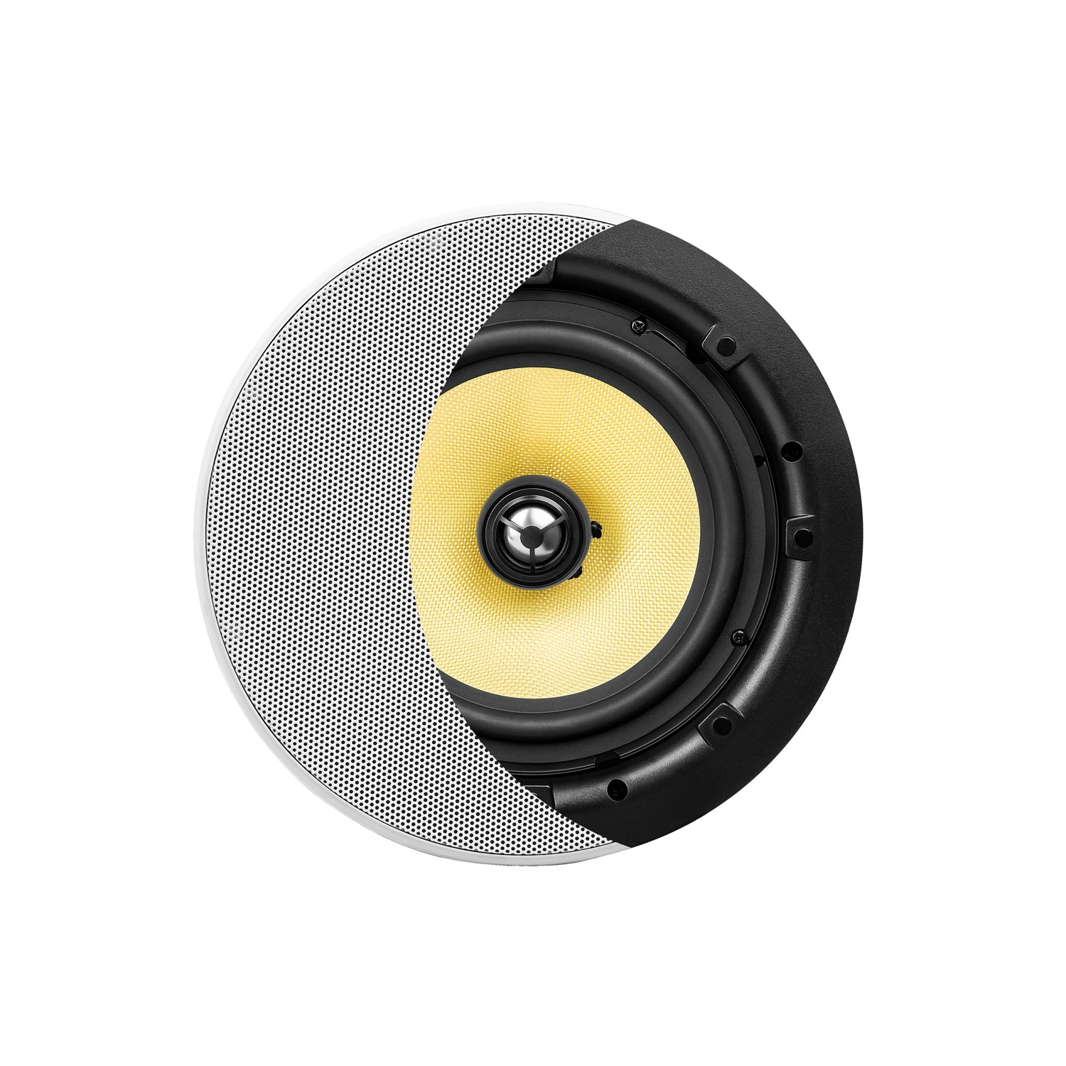 Haut-parleur de plafond à 2 voies de ACE850 8 po sans cadre mince avec haut-parleur de graves Kevlar® de OSD Audio